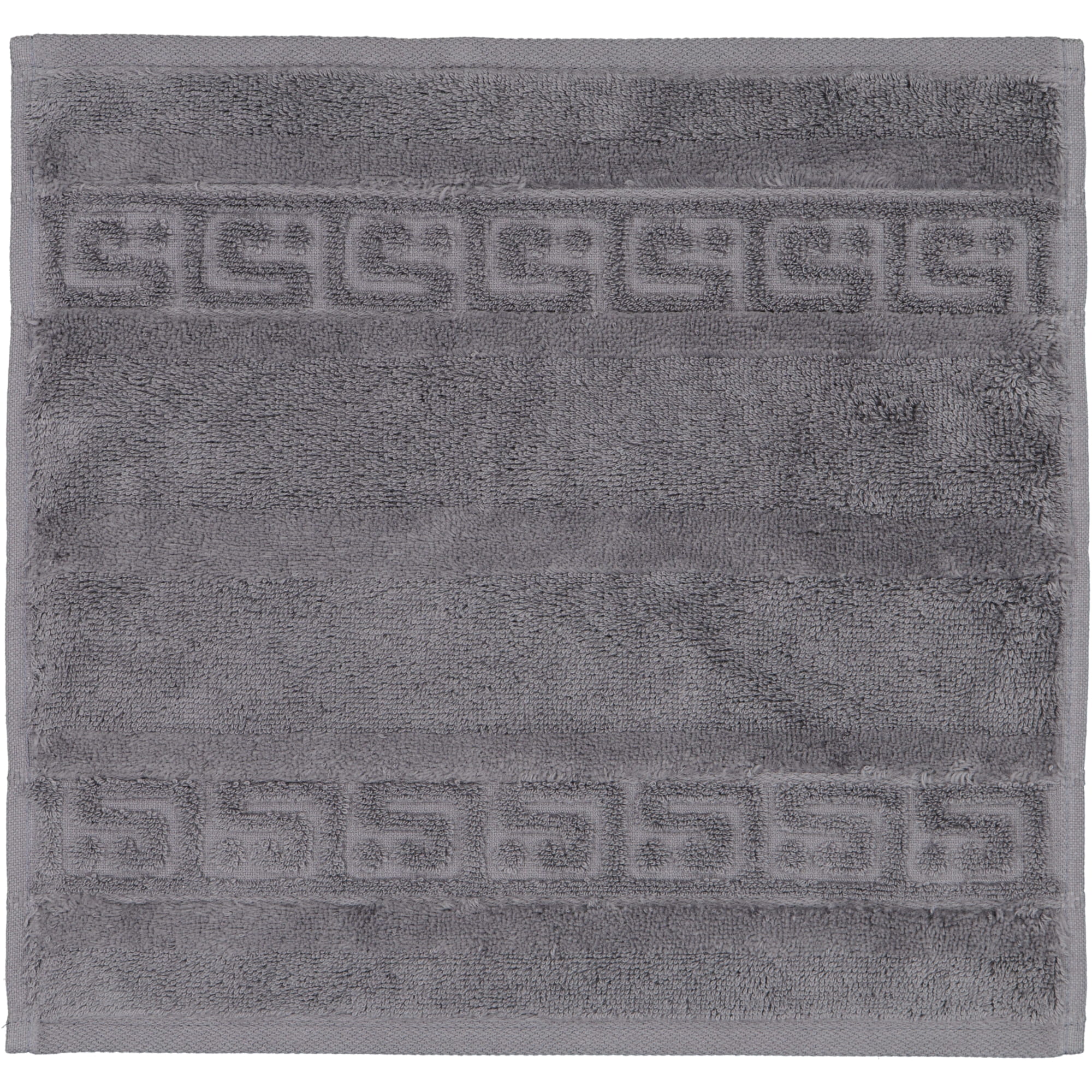 Cawö - Noblesse Uni 1001 - Farbe: 774 - anthrazit - Seiflappen 30x30 cm