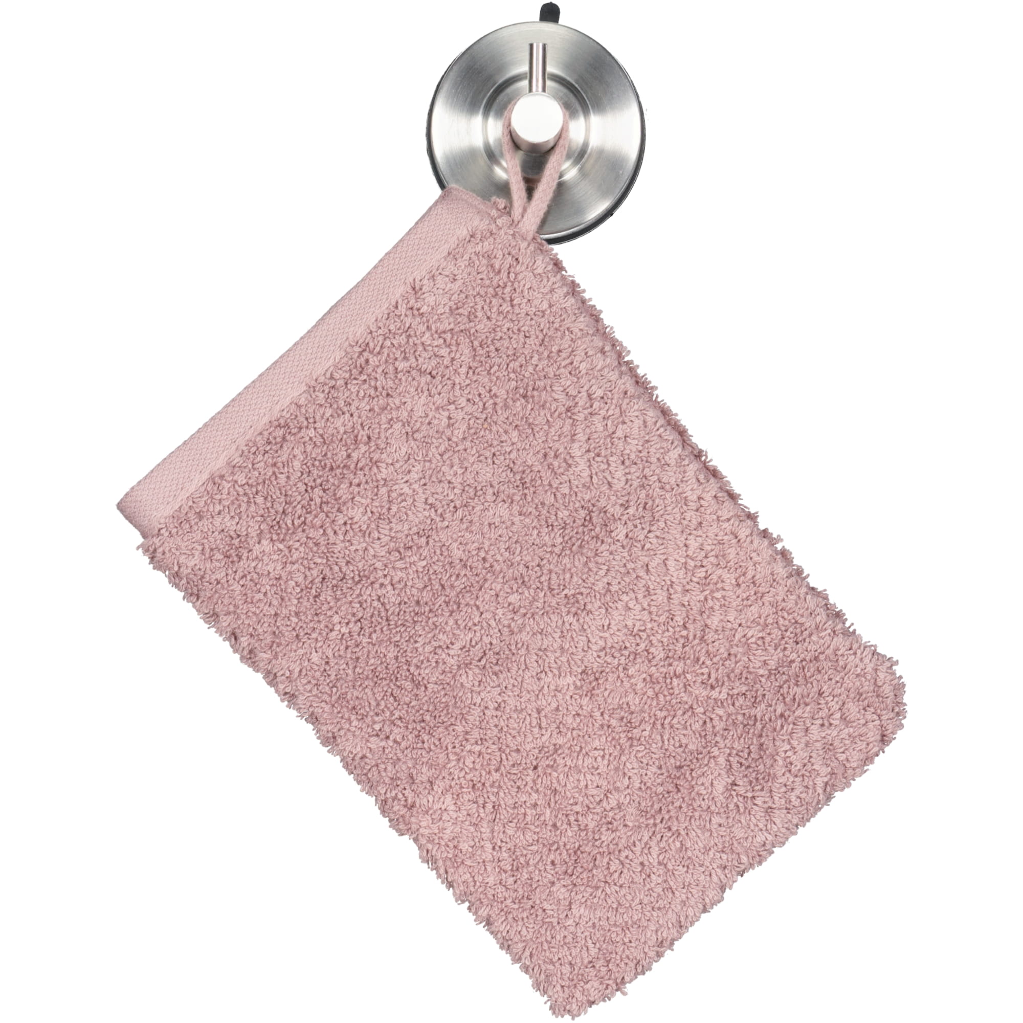 Cawö Handtücher Pure Uni 6500 vintage rose - 231 - Waschhandschuh 16x22 cm