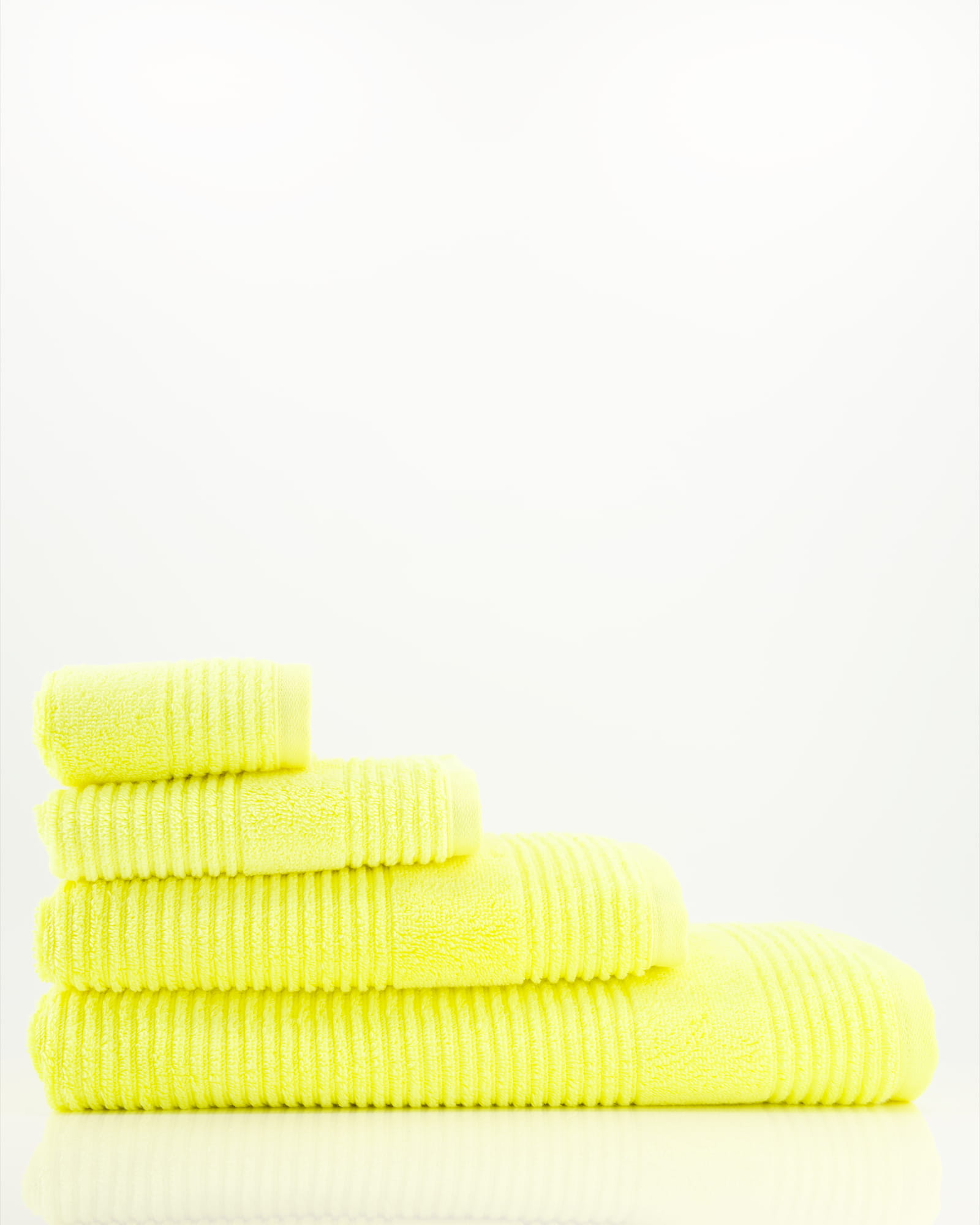 Vossen Handtücher Tomorrow electric yellow - 1390 - Waschhandschuh 16x22 cm
