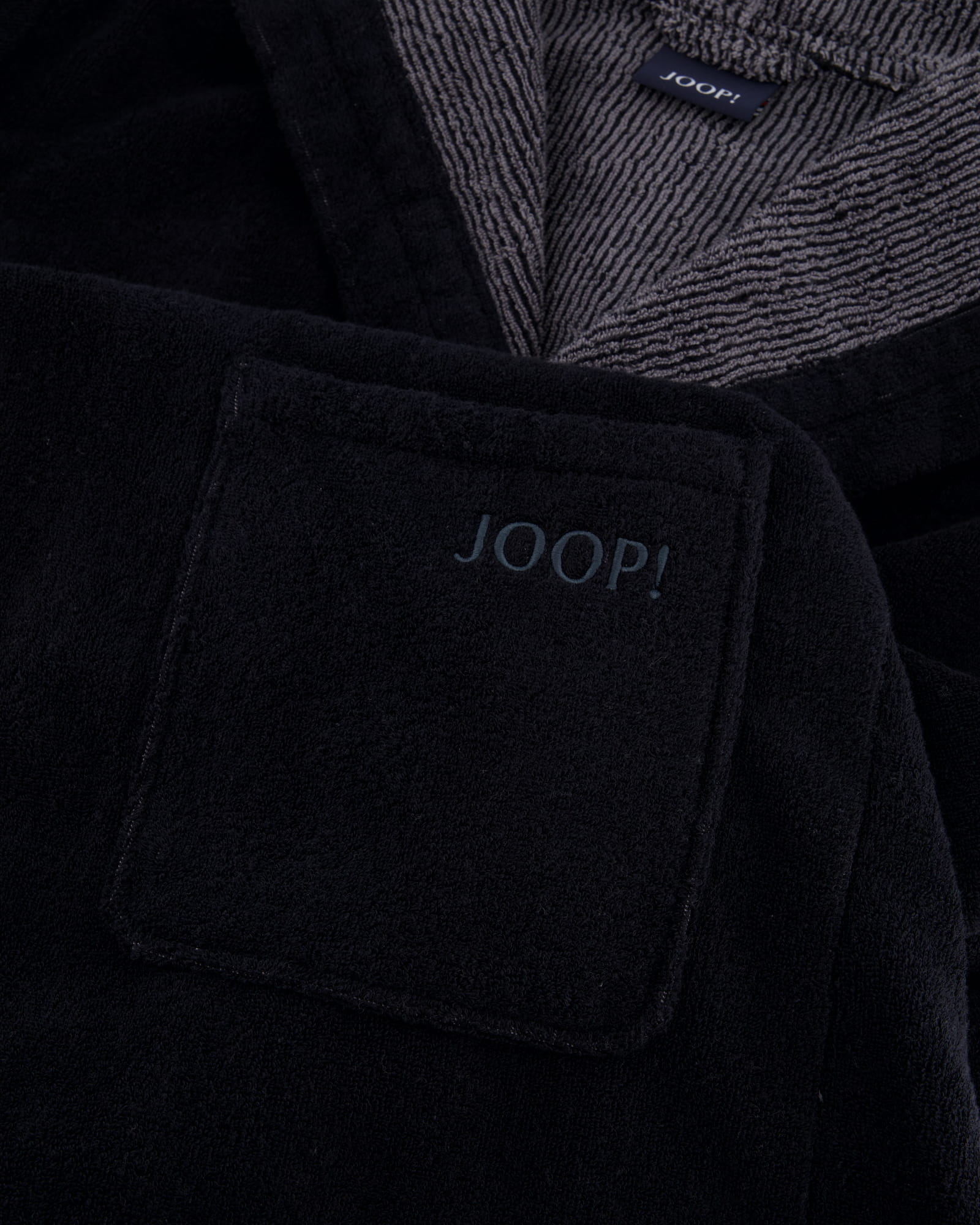 JOOP! - Classic Damen Bademantel - Kimono 1616 - Farbe: 97 - Schwarz