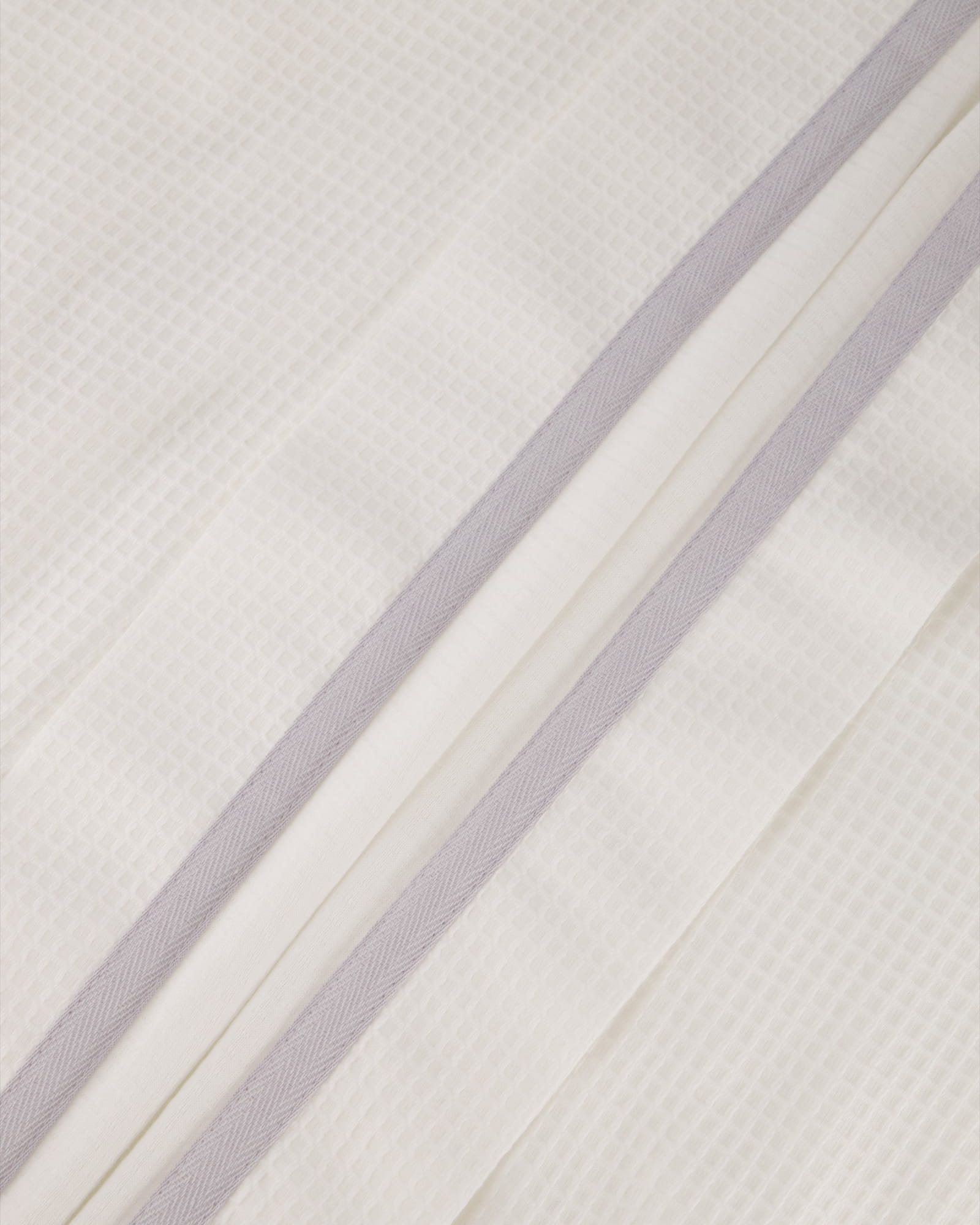 JOOP Herren Bademantel Kimono Pique 1656 - Farbe: Weiß - 600 - S