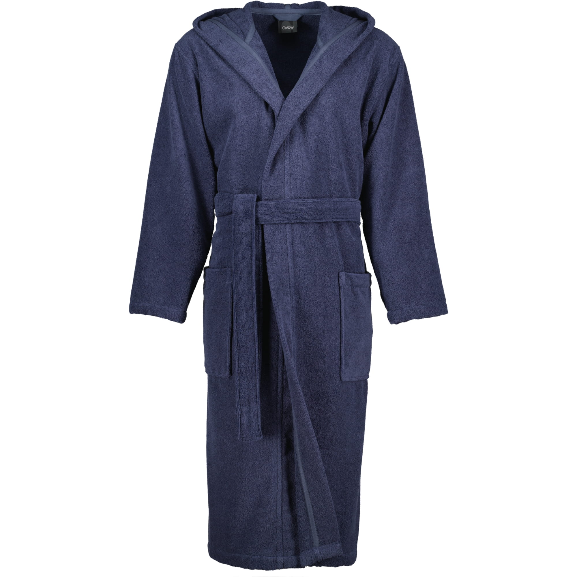 Cawö Home Bademäntel Herren bis 5XL Kapuze Classic 842 - Farbe: blau - 17