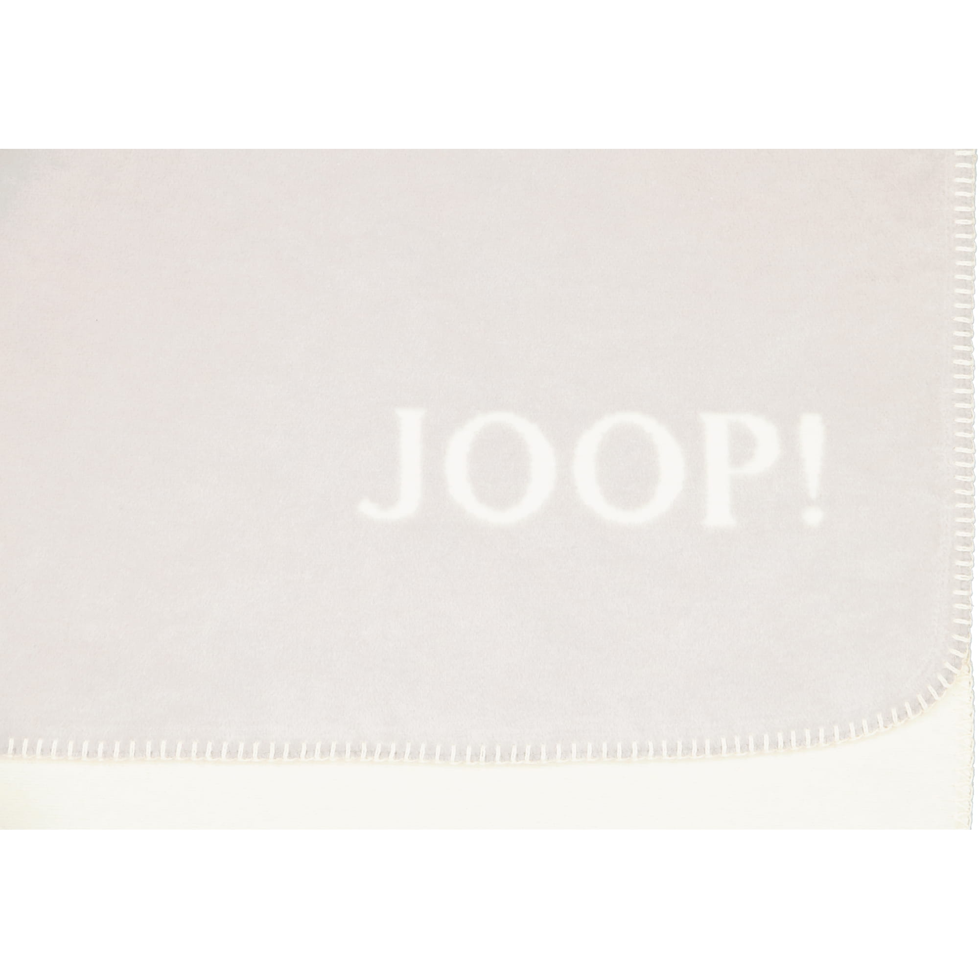 JOOP! Wohndecke Uni-Doubleface - Größe: 150x200 cm - Farbe: Rauch-Ecru