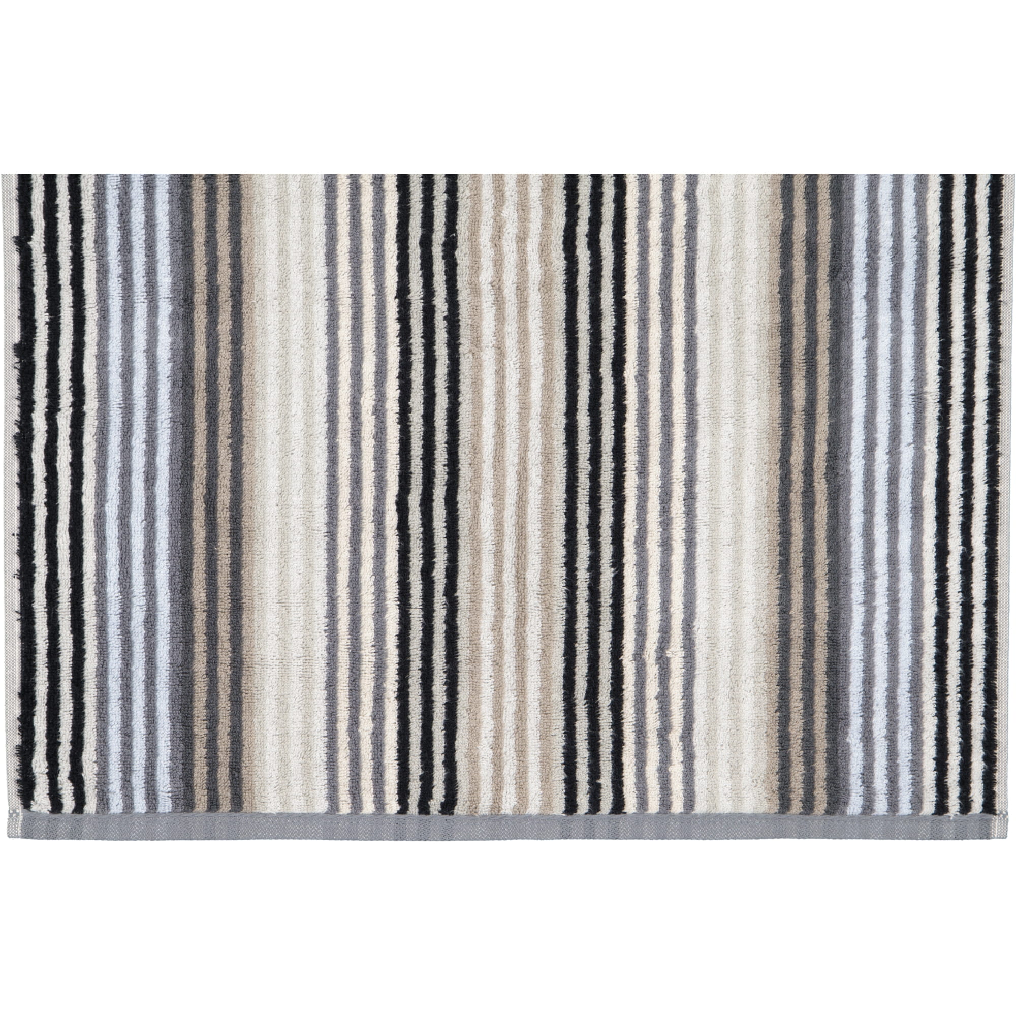 Cawö - Unique Streifen 944 - Farbe: anthrazit - 77 - Handtuch 50x100 cm