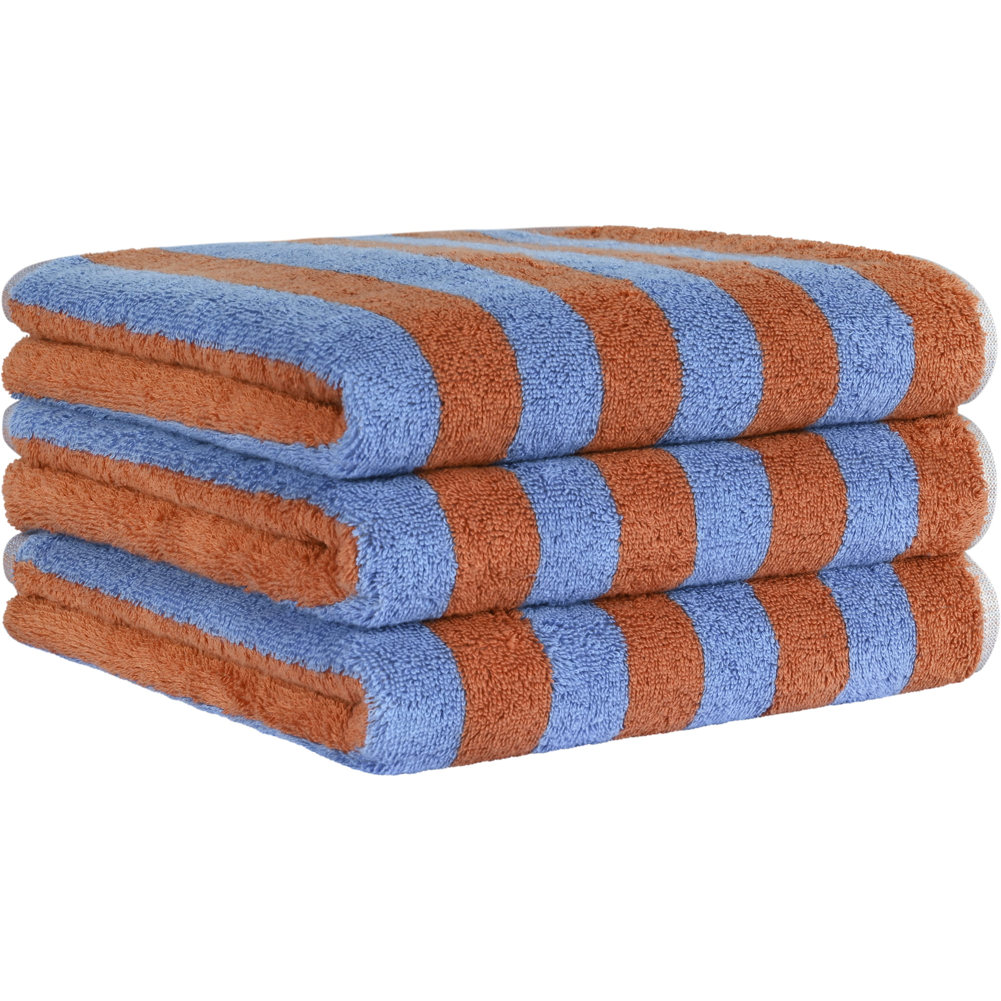 Cawö Handtücher Bold Streifen 6277 blau/terra - 13 - Duschtuch 70x140 cm