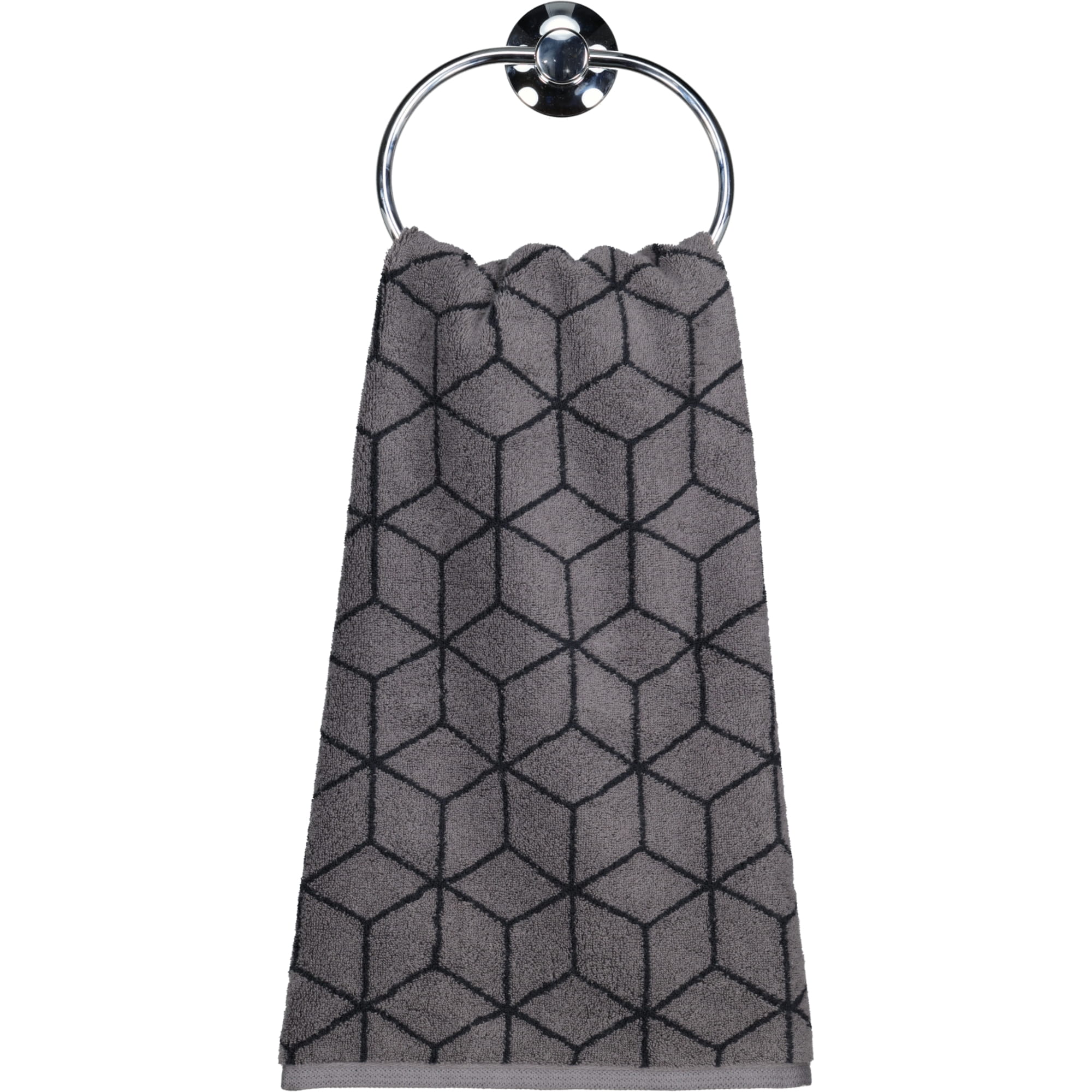 Villeroy & Boch Handtücher Coordinates Carré 2557 - Farbe: graphite - 79 - Handtuch 50x100 cm