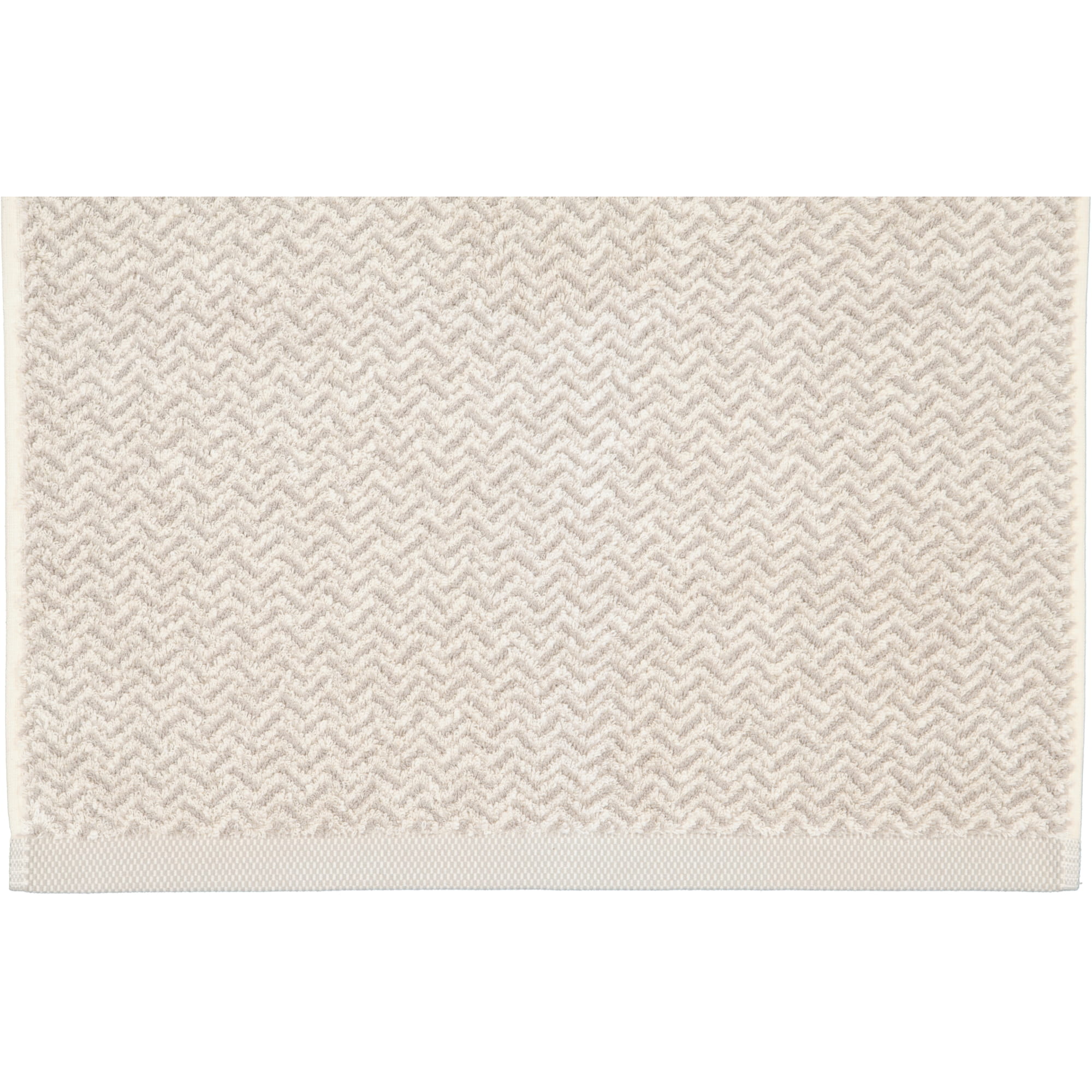 Möve - Brooklyn Fischgrat - Farbe:  nature/cashmere - 071 (1-0567/8970) - Duschtuch 80x150 cm