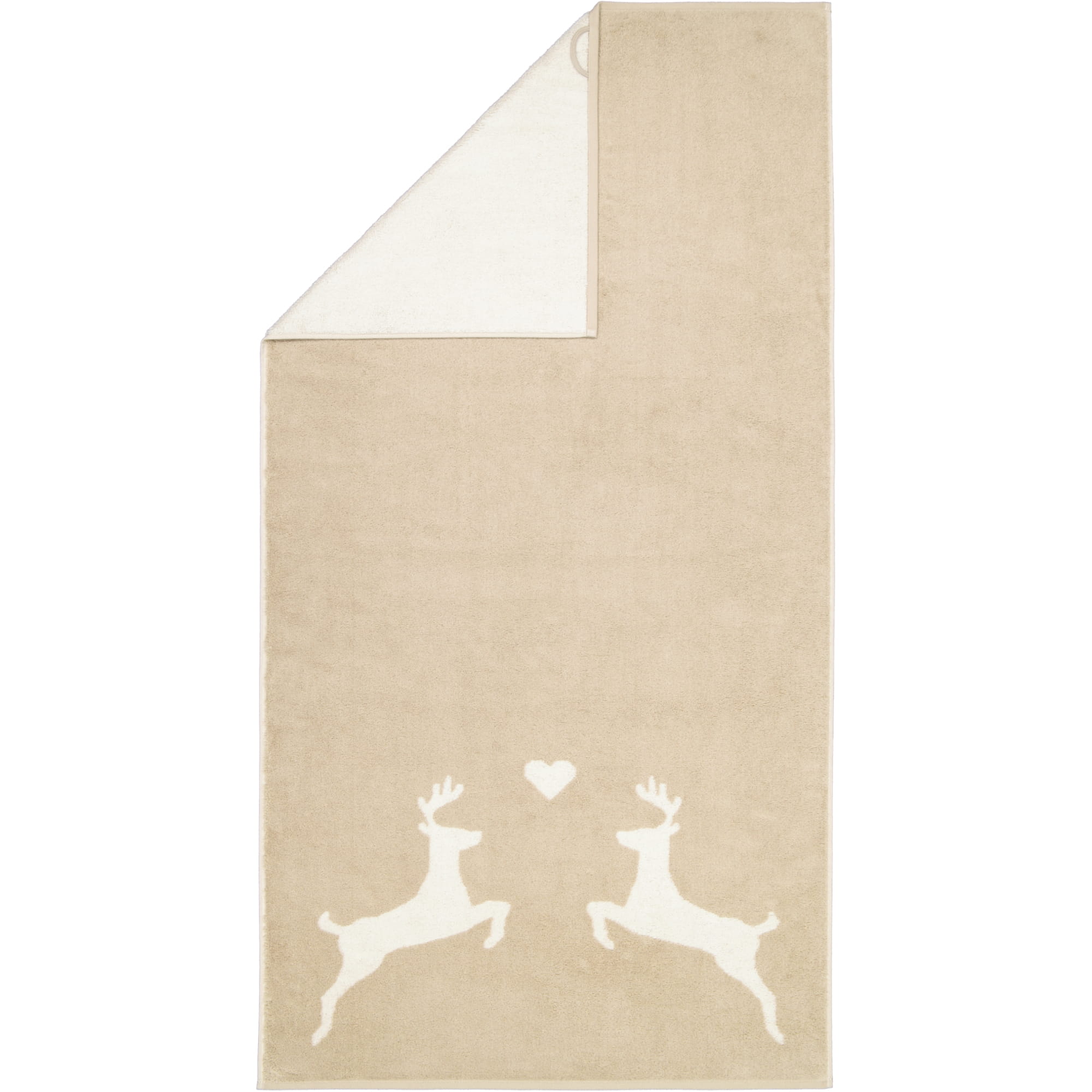 Cawö Handtücher Alpenchic Edition Hirsche 6228 natur - 33 - Duschtuch 70x140 cm