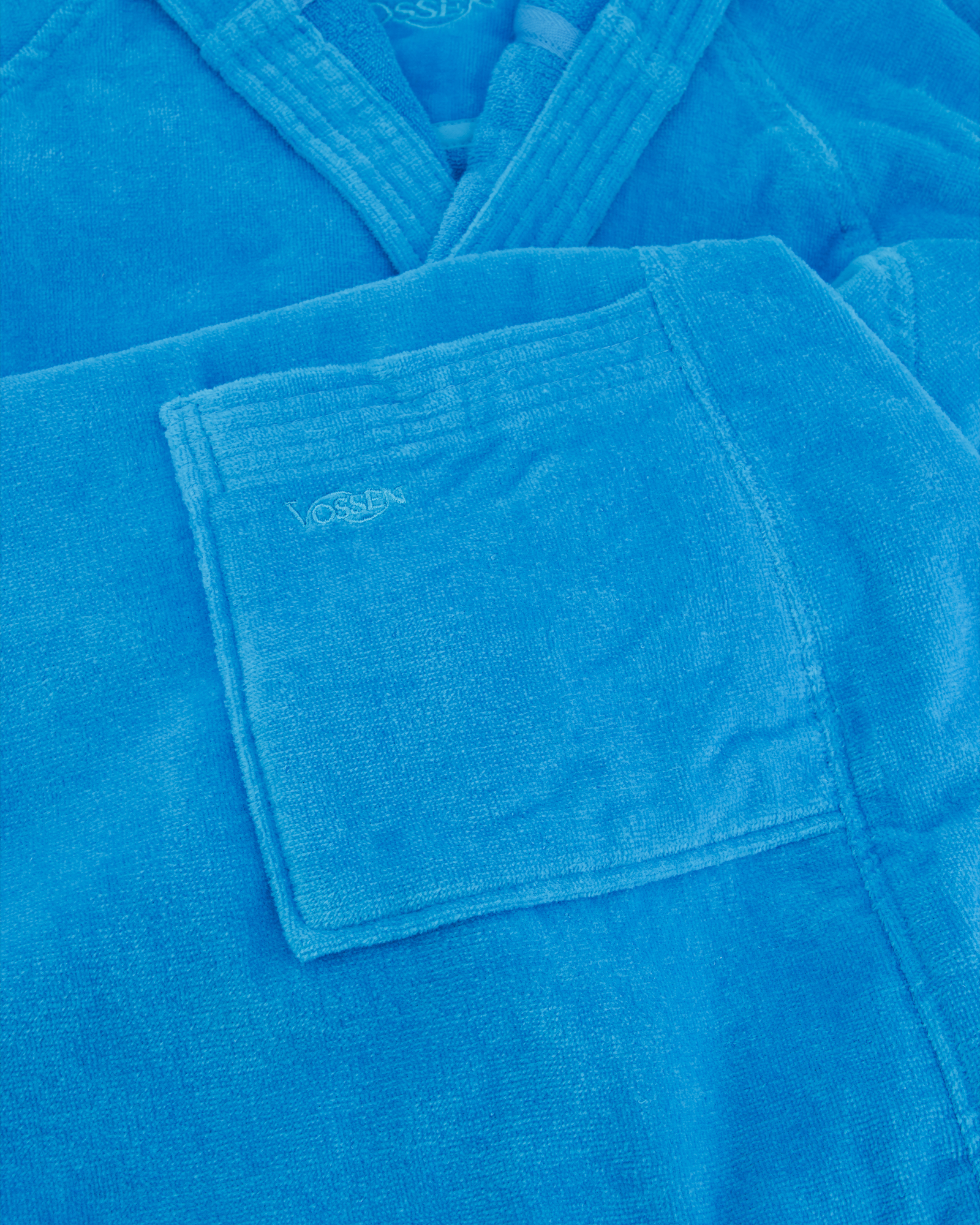 Vossen Bademäntel unisex Kurzmantel mit Kapuze Texas turquoise - 5570 - XS