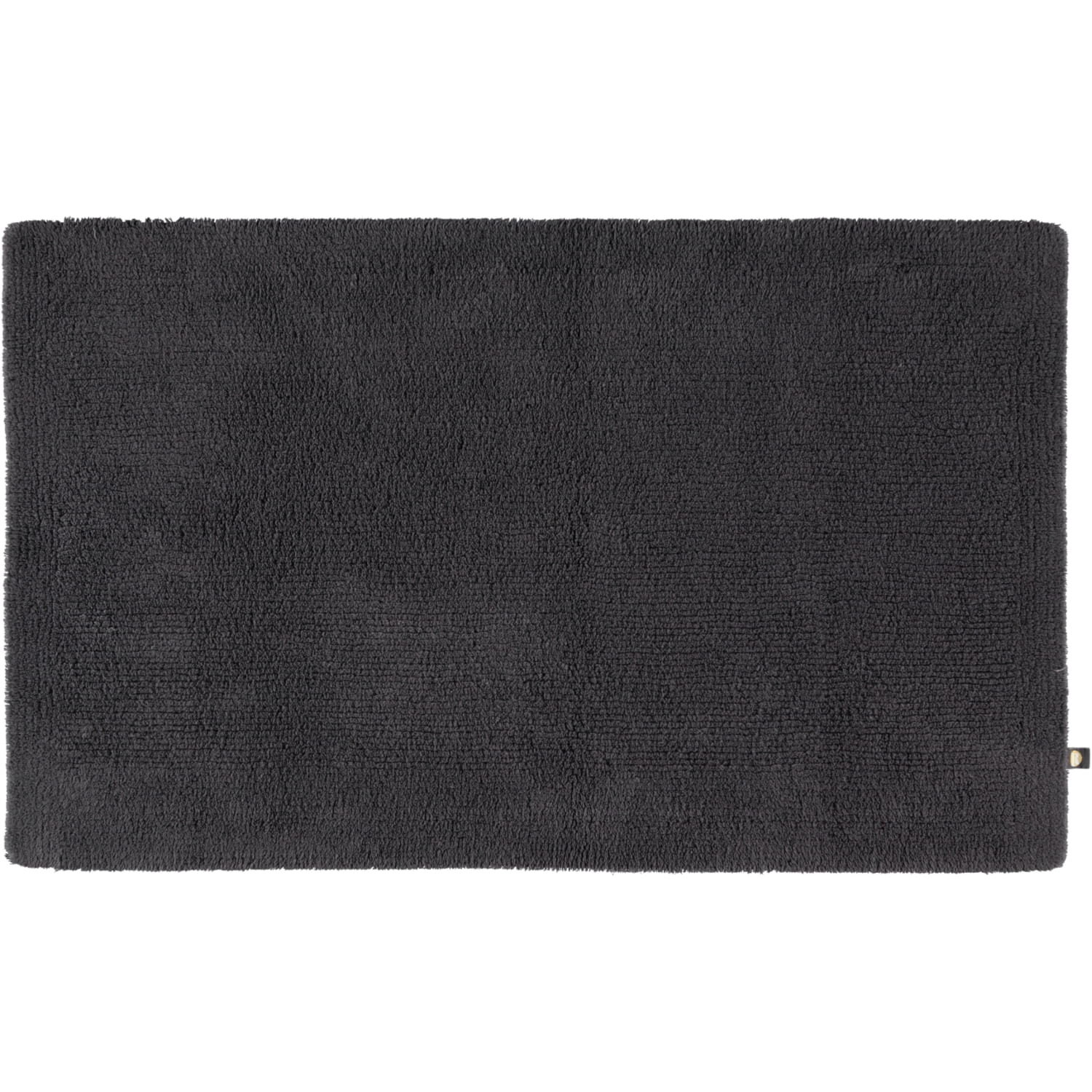 Rhomtuft - Badteppich Pur - Farbe: zinn - 02 - 50x75 cm