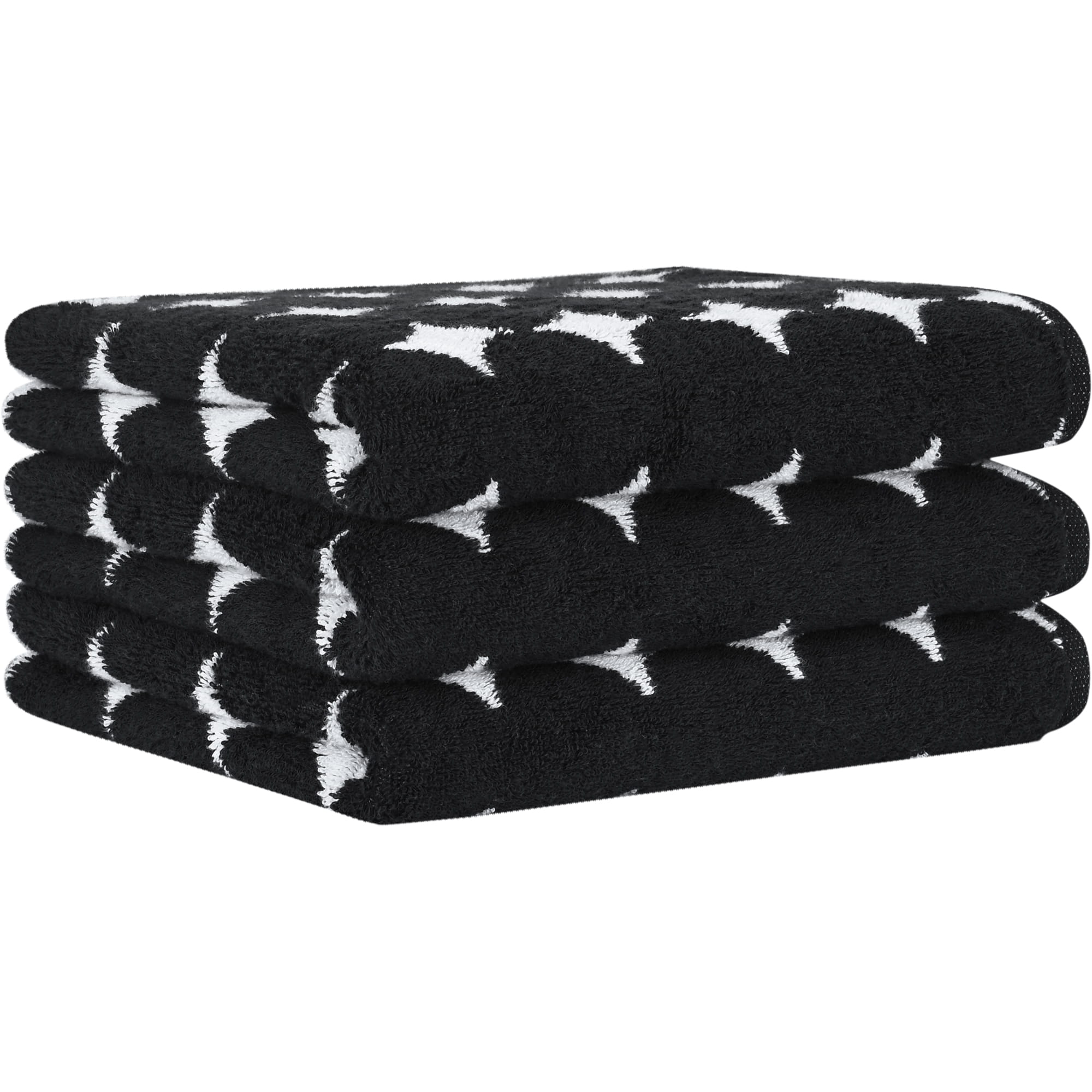 Cawö Handtücher Black&White Bubbles 6279 schwarz/weiß - 96 - Duschtuch 80x150 cm