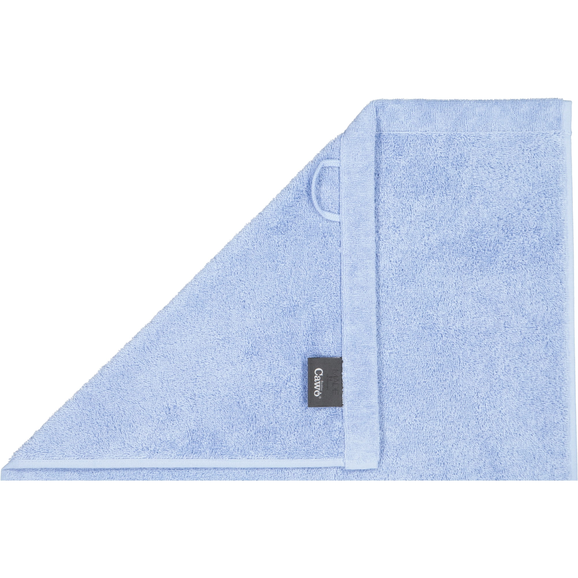 Cawö Handtücher Lifestyle Uni 7007 sky - 138 - Seiflappen 30x30 cm