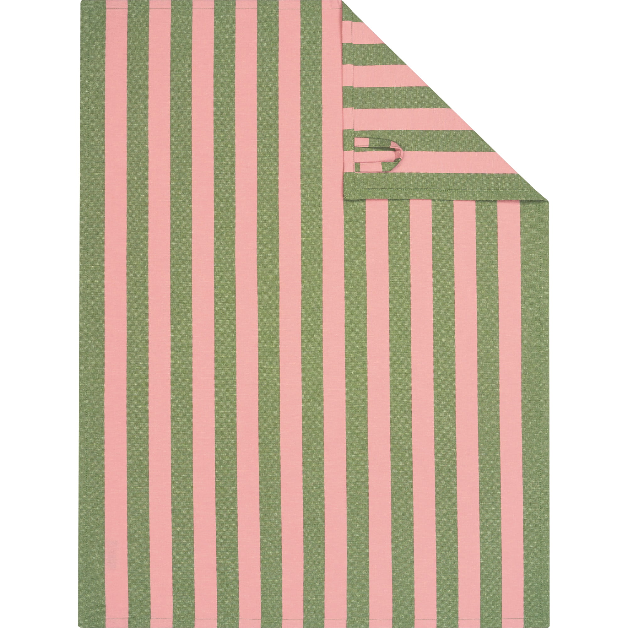 Cawö Home Geschirrtücher Prints & Stripes Streifen 546 oliv/rosa - 24 - 50x70 cm