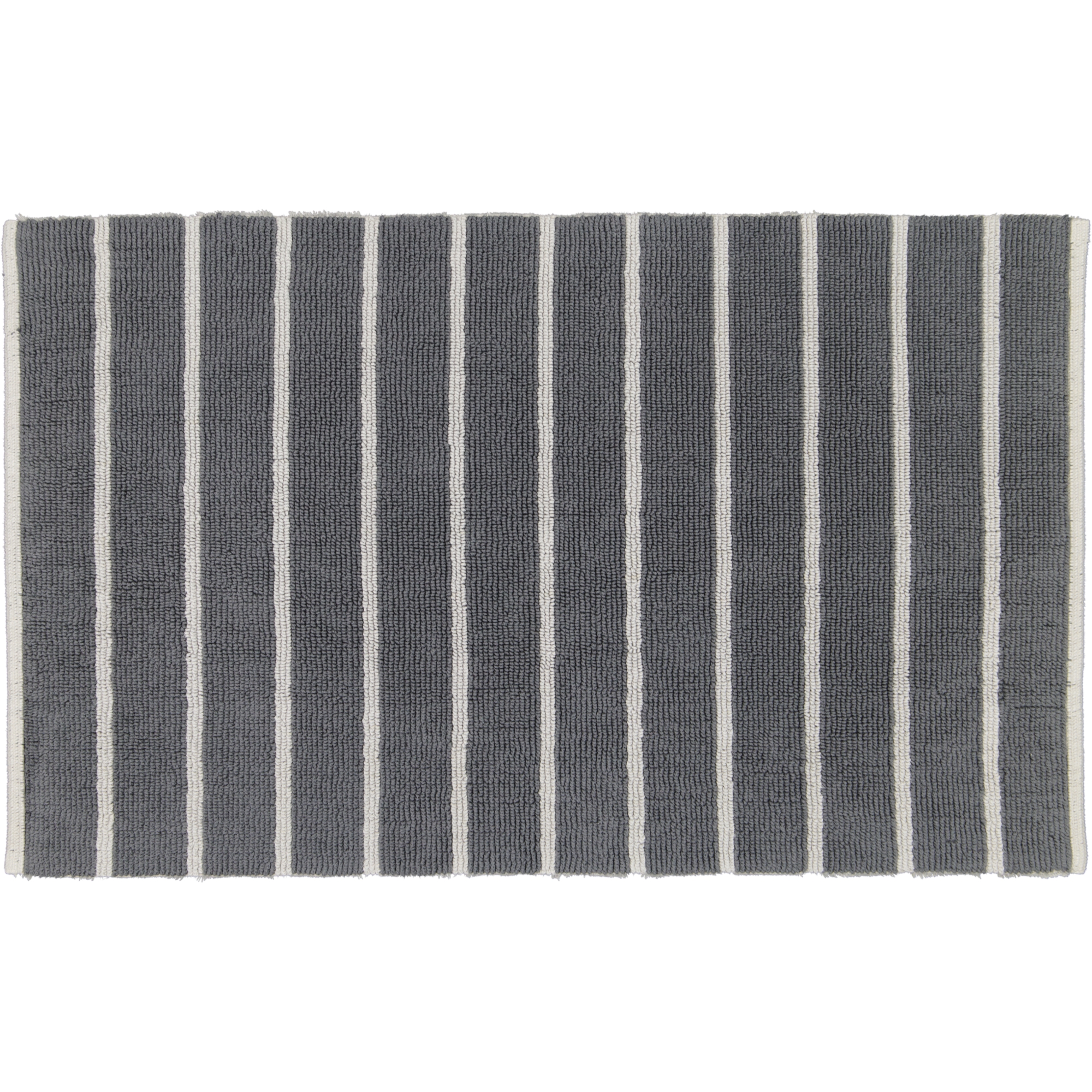 Cawö Home Badteppiche Balance Streifen 1008 platin - 77 - 60x100 cm