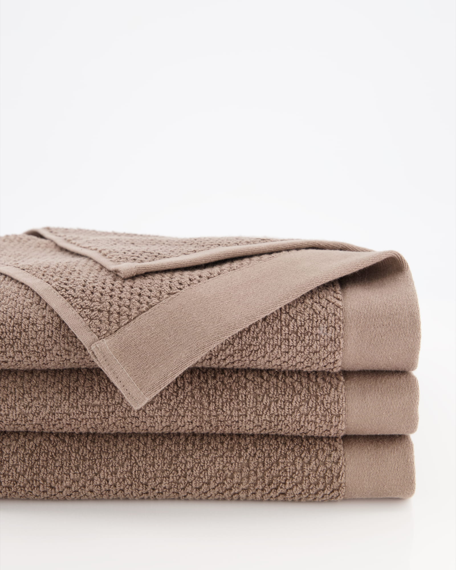 Rhomtuft - Handtücher Baronesse - Farbe: taupe - 58 - Duschtuch 70x130 cm