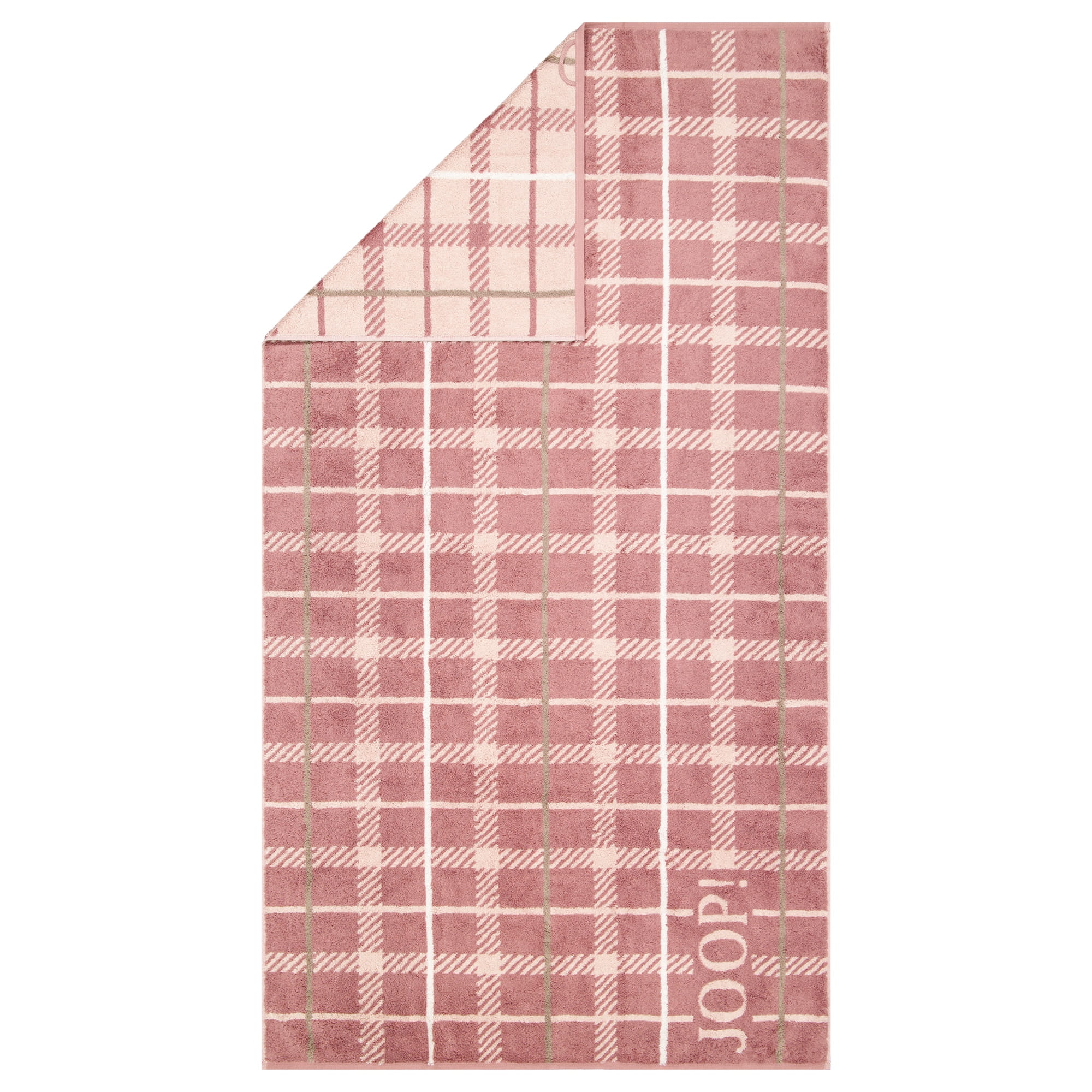 JOOP! Handtücher Contour Checked 1715 Mauve - 23 - Duschtuch 80x150 cm