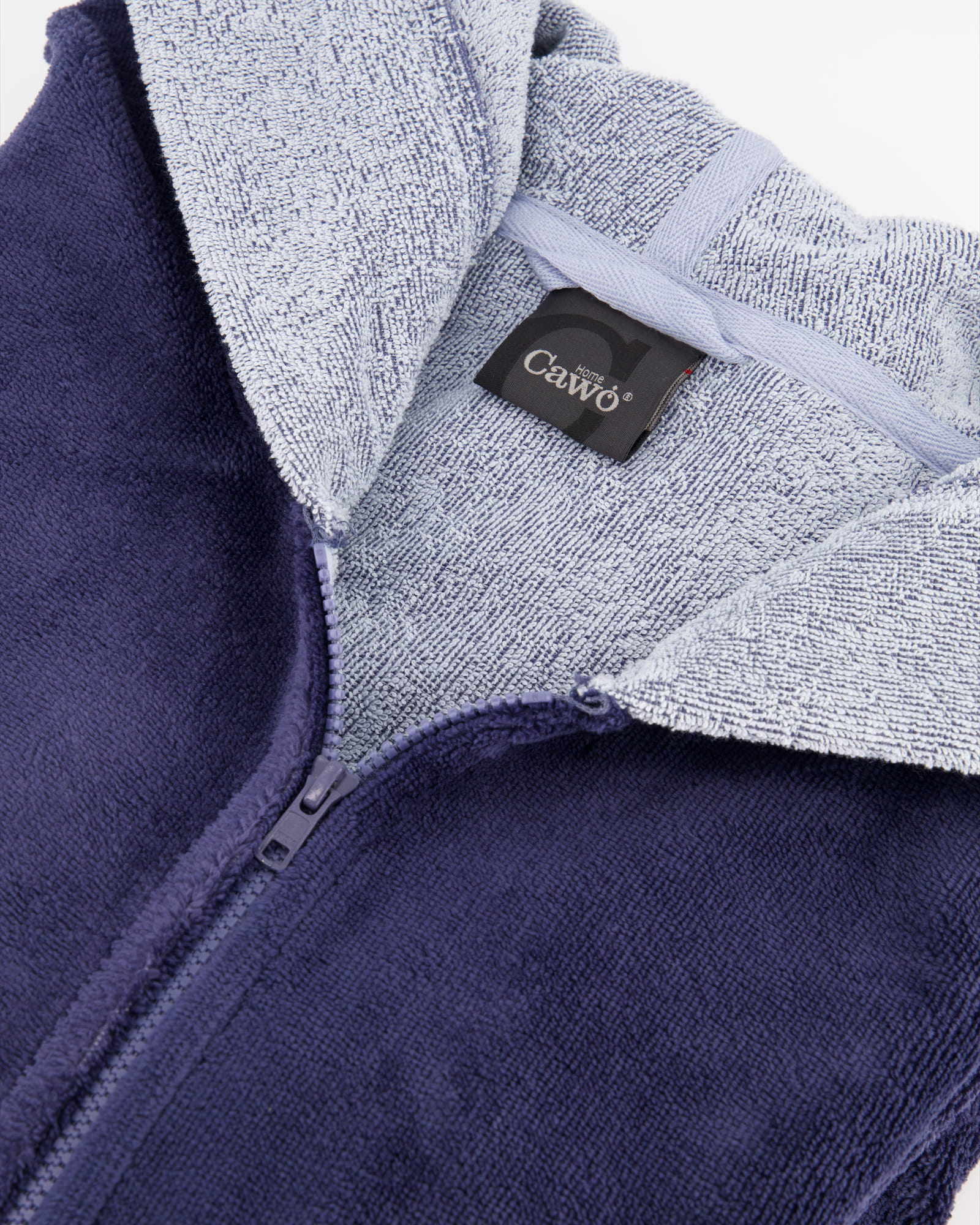 Cawö Home Bademäntel Damen Kurzmantel Kapuze 841 - Farbe: sea - 10 - S