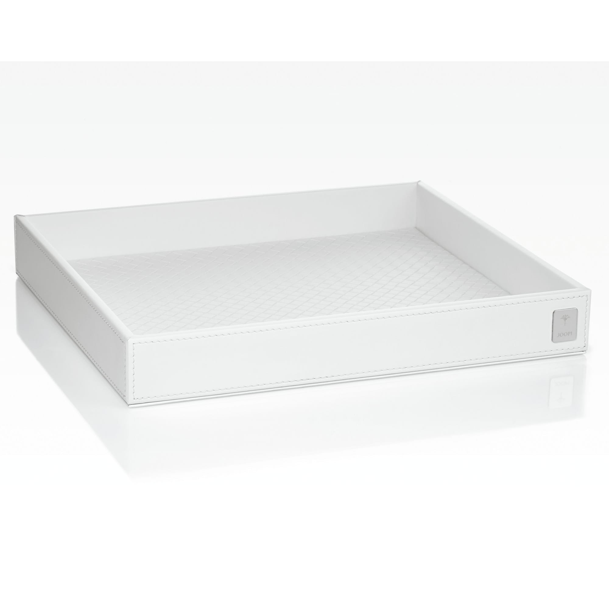 JOOP! BATHLINE - Tablett quadratisch XL - Farbe: weiß (011070410)