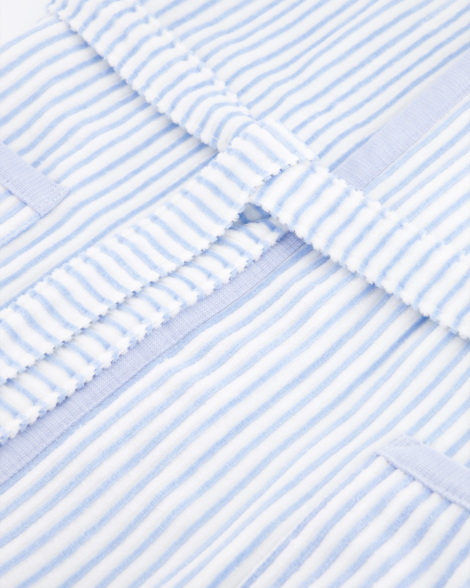 Cawö - Damen Bademantel Schalkragen 3423 - Farbe: mittelblau - 11 - L