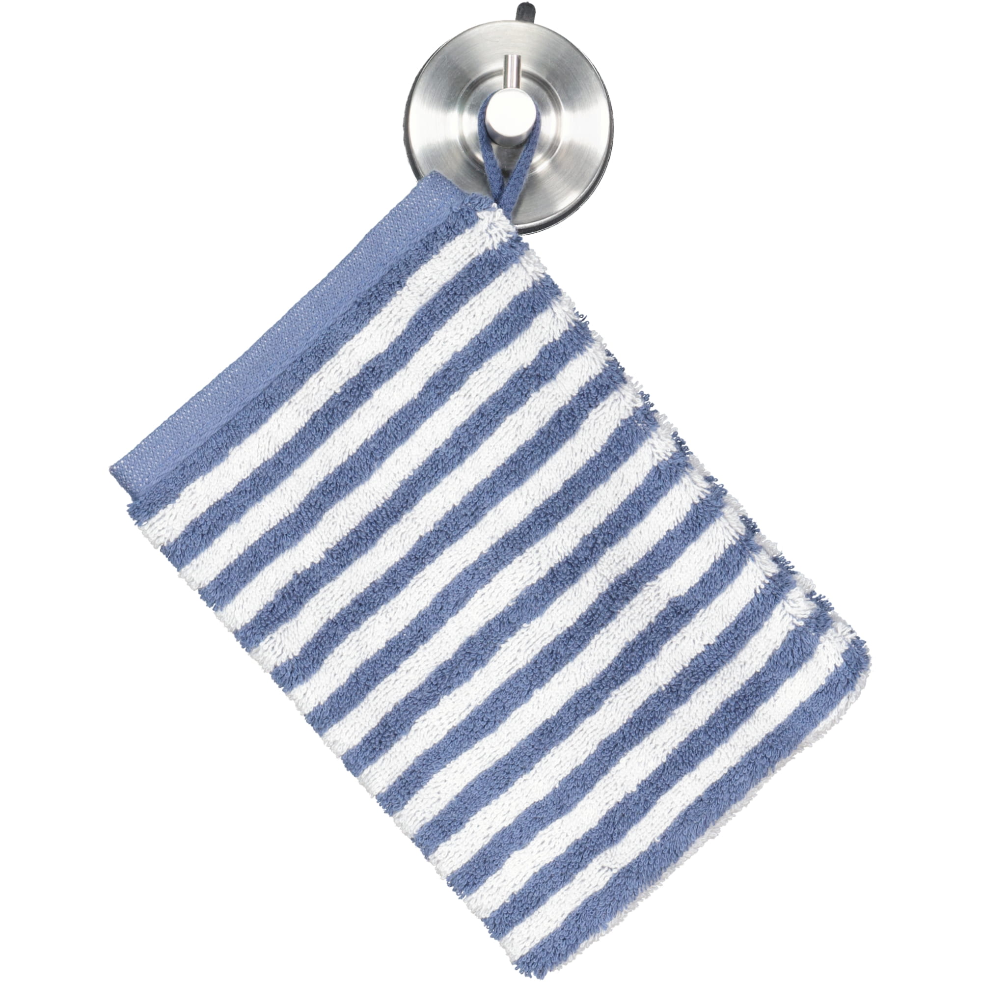 Cawö - Campus Ringel 955 - Farbe: nachtblau - 17 - Waschhandschuh 16x22 cm