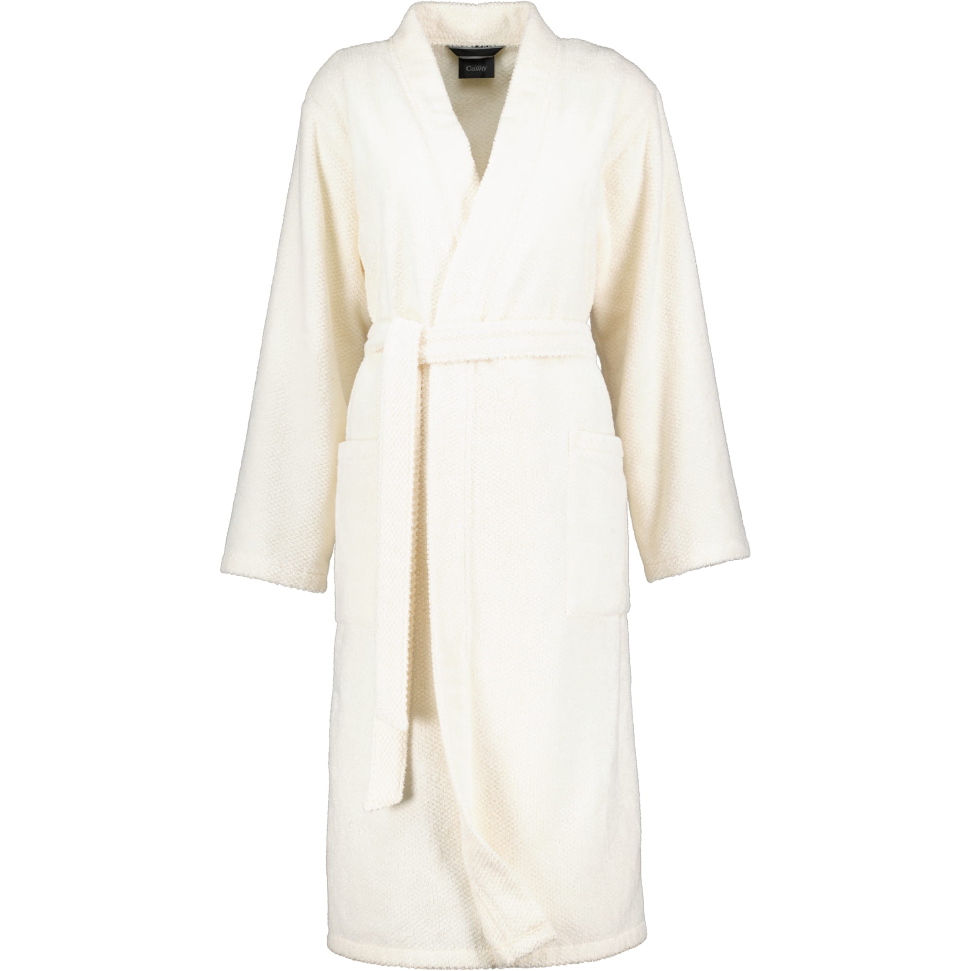 Cawö Damen Bademantel Pure 5222 - Farbe: natur - 356 - S