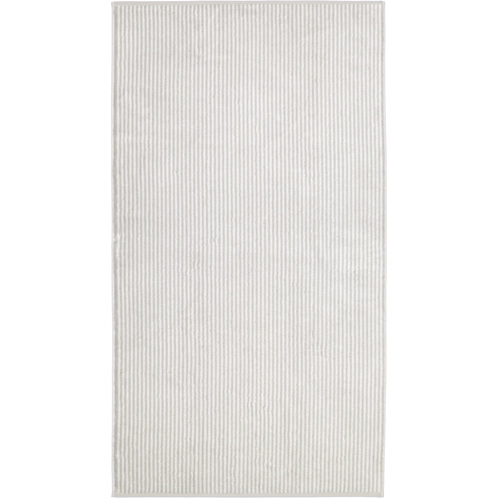 Cawö Handtücher Two-Tone Stripes 480 platin - 76 - Duschtuch 80x150 cm