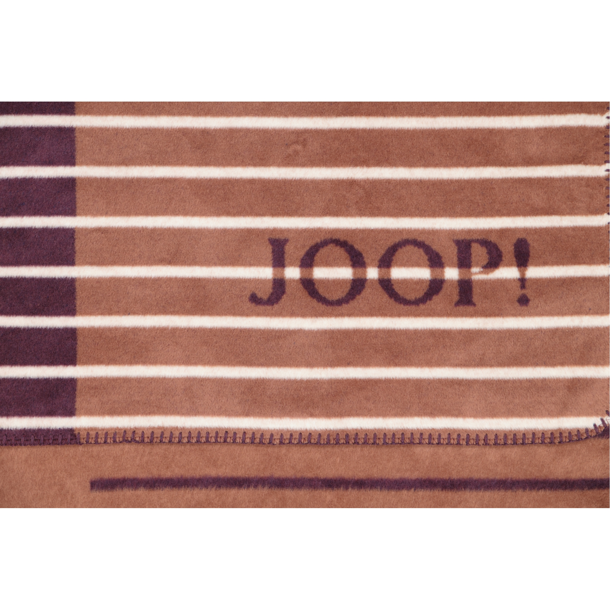 JOOP! Wohndecken Divided Karamell - 150x200 cm