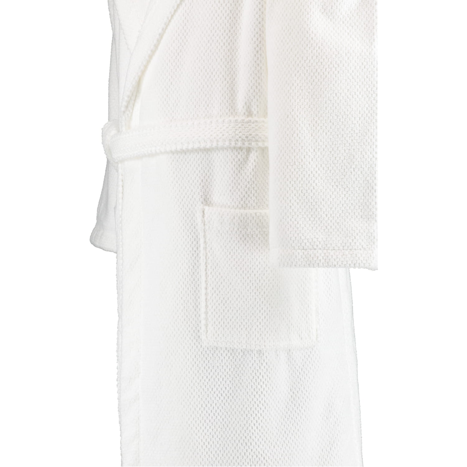 Rhomtuft - Bademantel Baronesse unisex - Farbe: weiß - 01