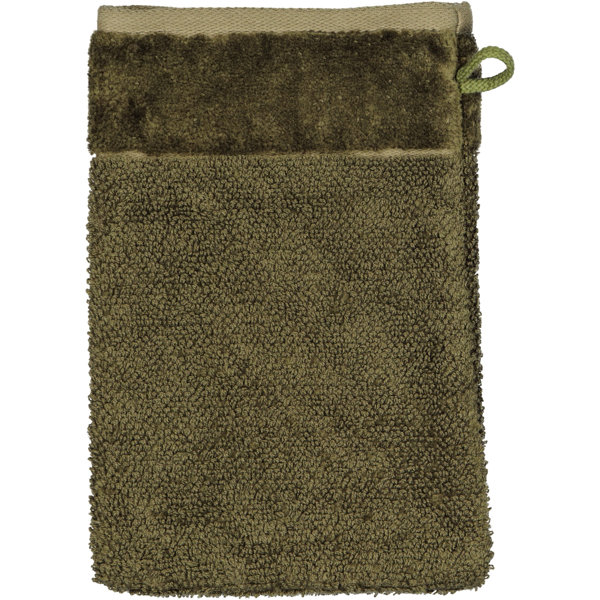 Möve Handtücher Bamboo luxe olive - 670 - Waschhandschuh 15x20 cm