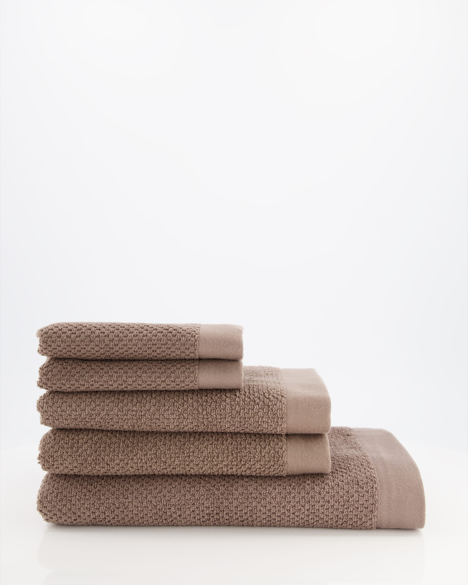 Rhomtuft - Handtücher Baronesse - Farbe: taupe - 58 - Duschtuch 70x130 cm