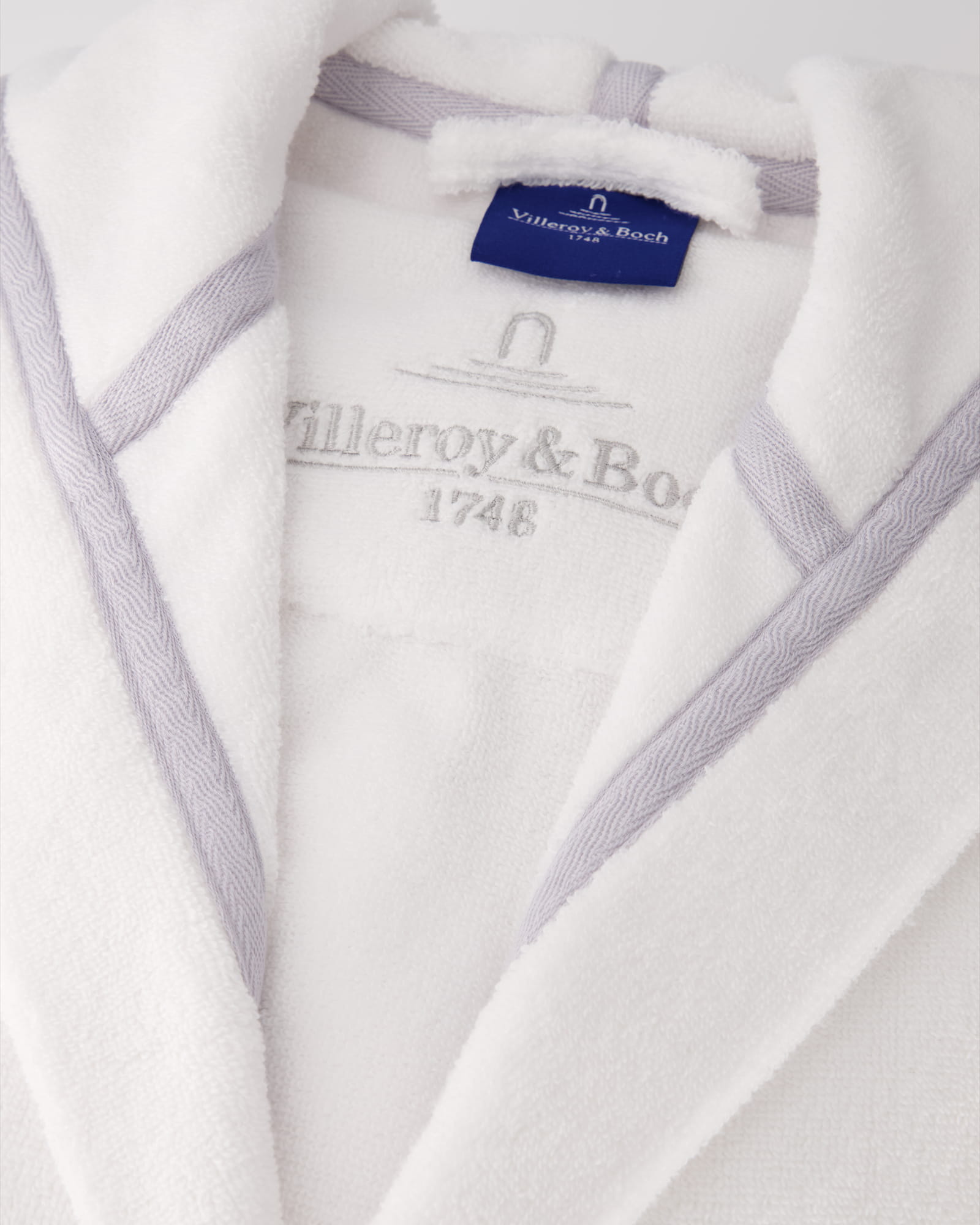 Villeroy & Boch Herren Bademantel Kapuze 2523 - Farbe: brilliant-white - 67
