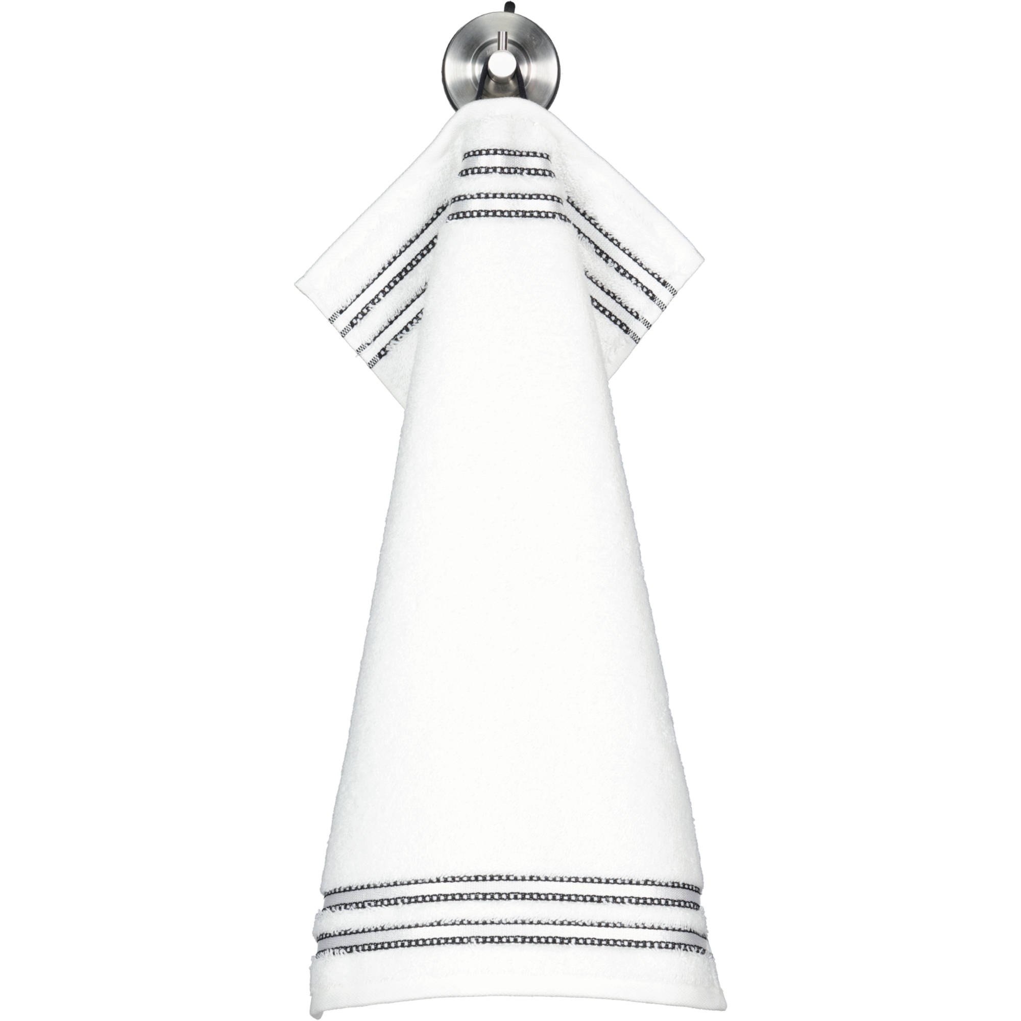 Vossen Handtücher Cult de Luxe weiß - 0300 - Gästetuch 30x50 cm