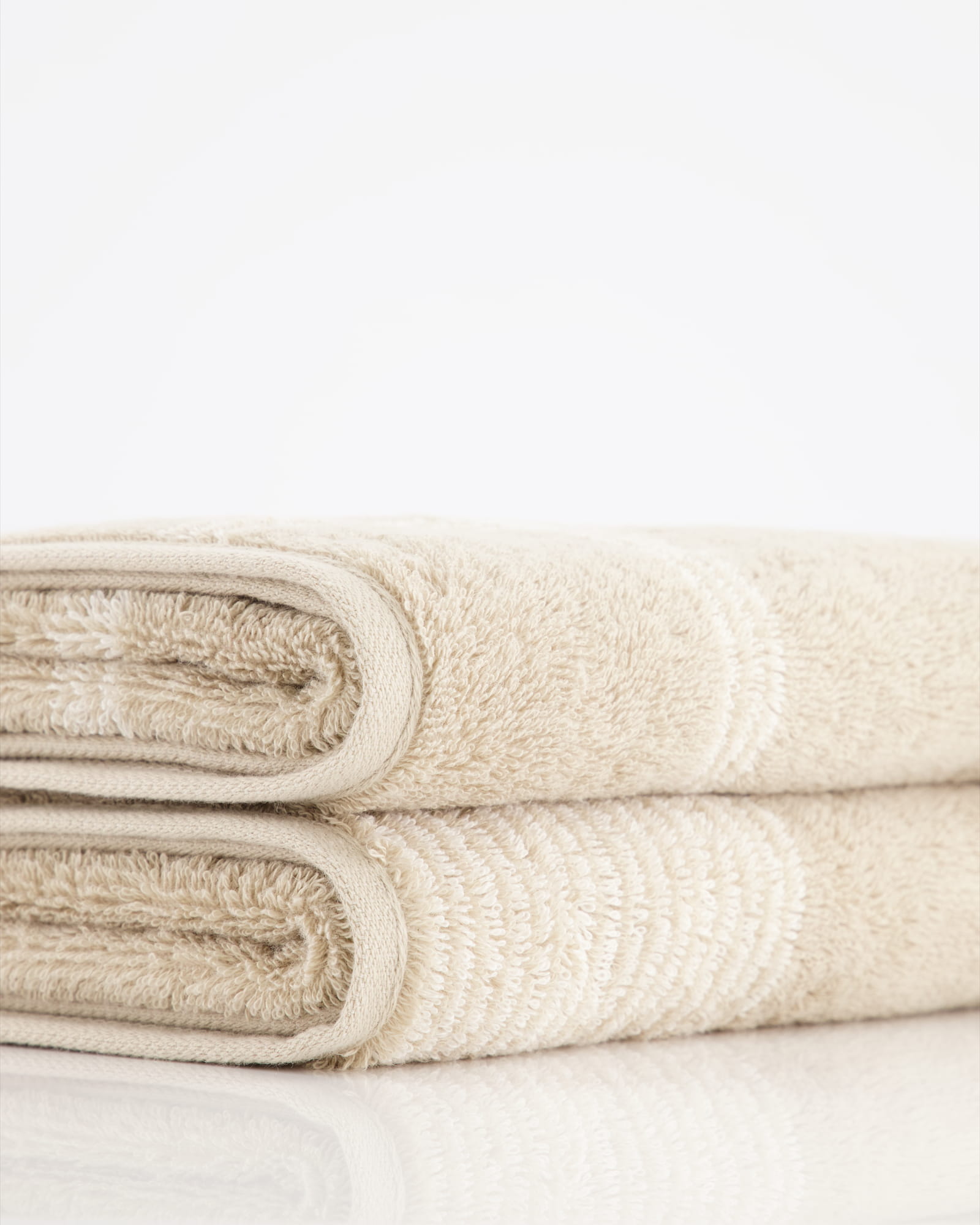 Cawö - Luxury Home Two-Tone 590 - Farbe: sand - 33 - Waschhandschuh 16x22 cm