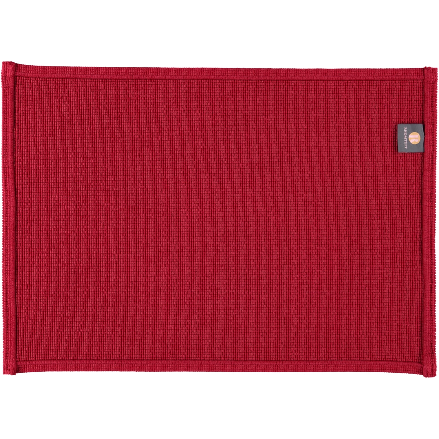 Rhomtuft - Badteppiche Plain - Farbe: cardinal - 349 - 50x70 cm