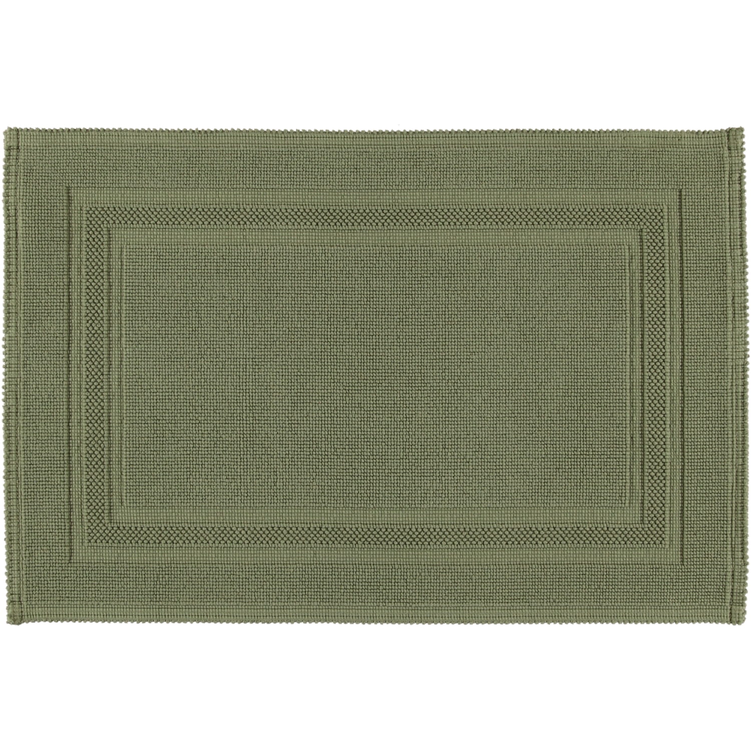 Rhomtuft - Badematte Gala - Farbe: olive - 404 - 60x90 cm