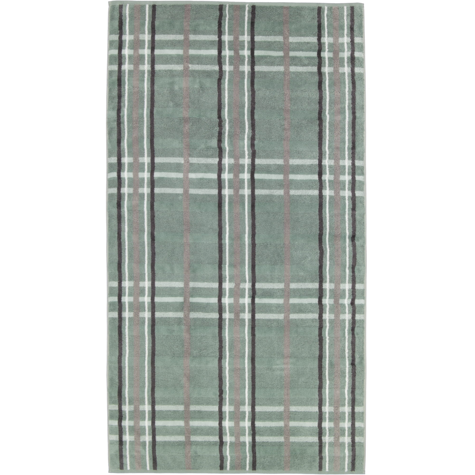 Cawö Handtücher Noblesse Check 1089 nordic green - 44 - Duschtuch 80x150 cm