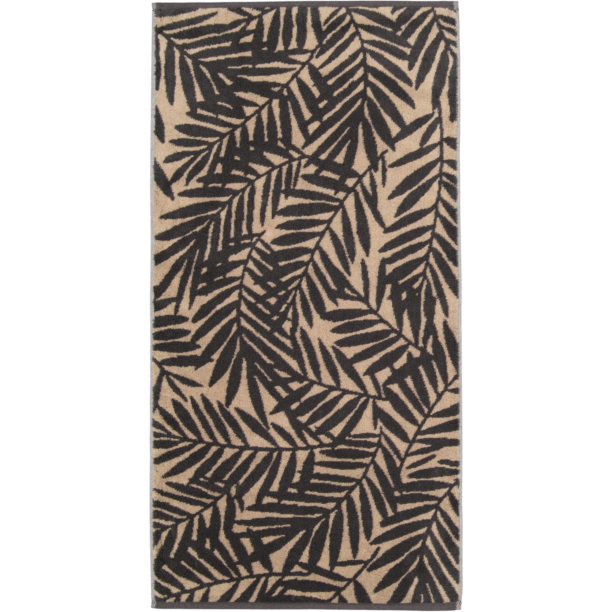 Cawö Handtücher Maison Blätter 6267 basalt - 37 - Handtuch 50x100 cm