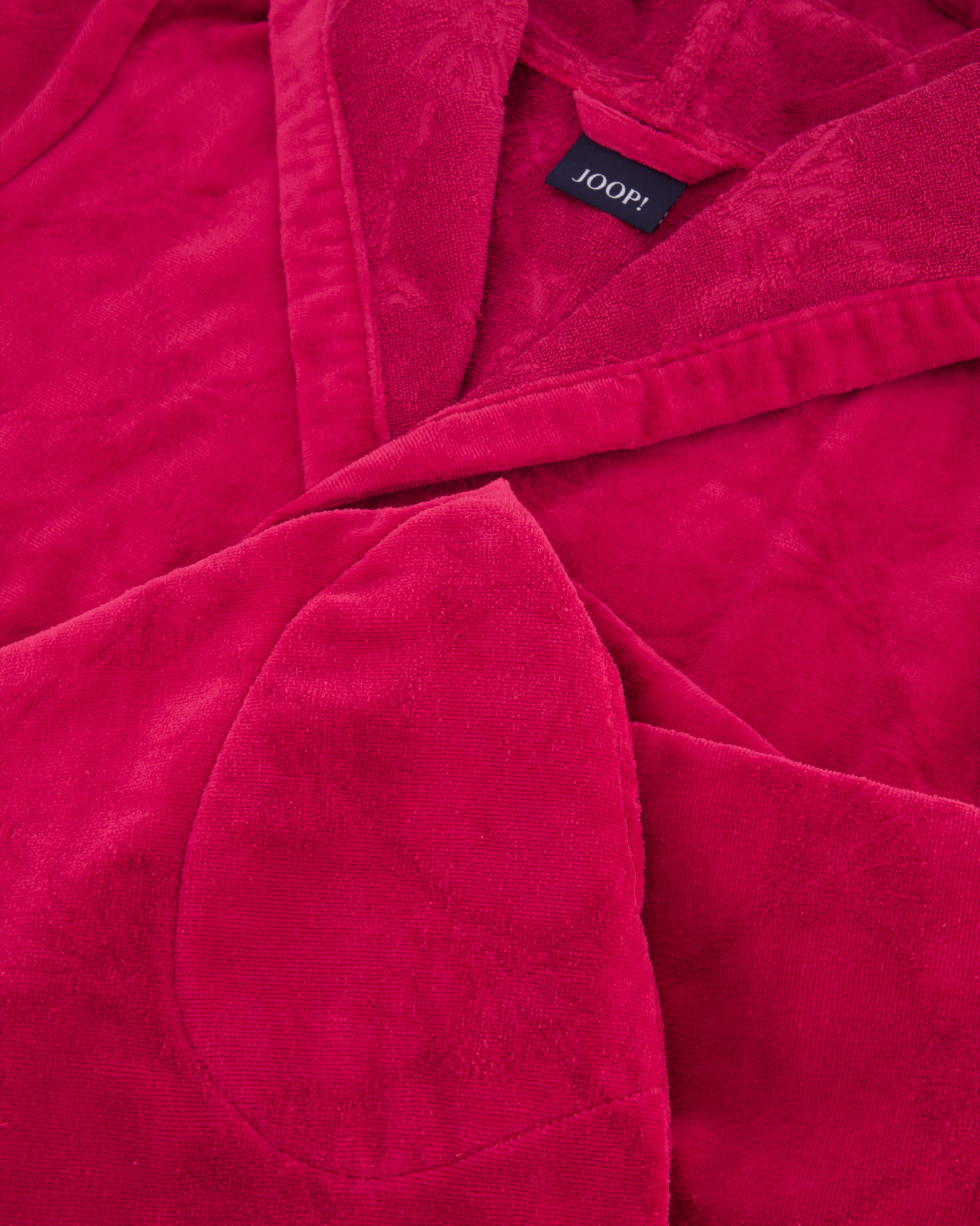 JOOP Damen Bademantel Kapuze - 1652 - Farbe: Beere - 218
