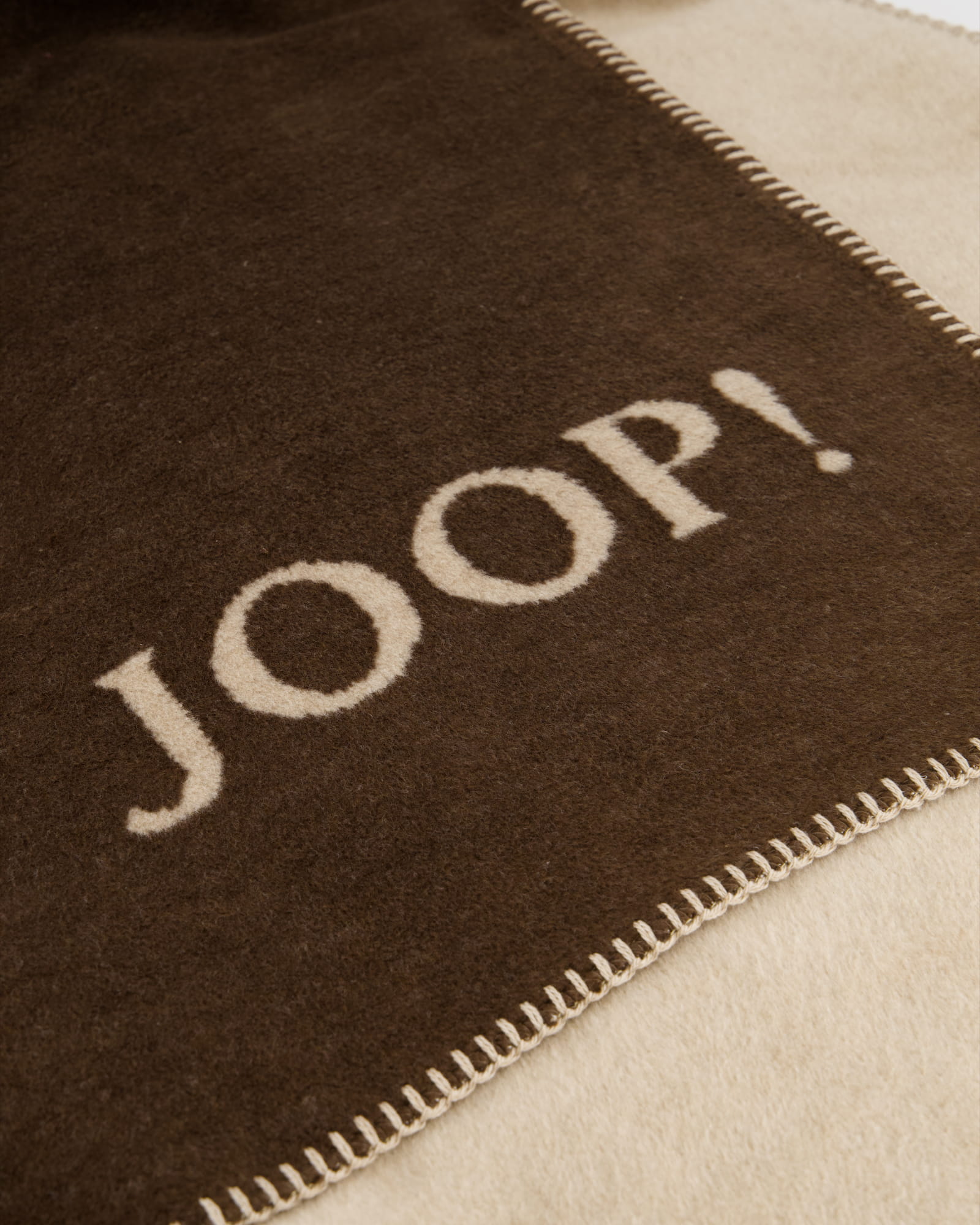 JOOP! Wohndecken Uni-Doubleface Mokka-Taupe - 150x200 cm