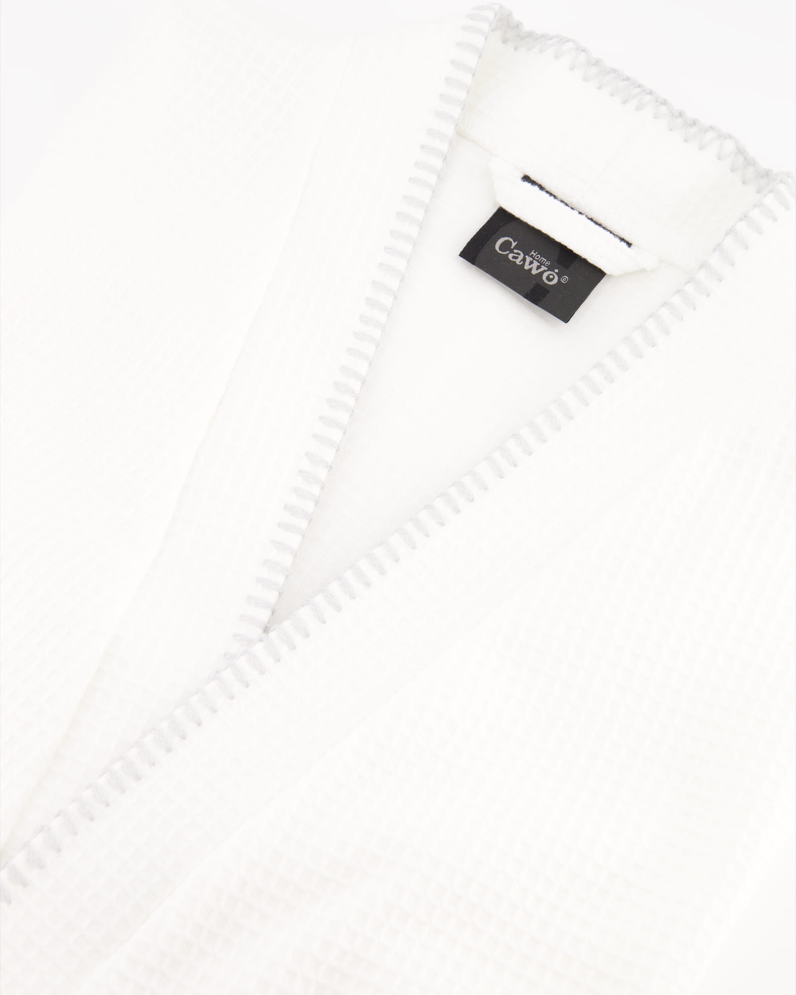 Cawö Home Bademäntel Damen Kimono Pique 812 weiß - 67
