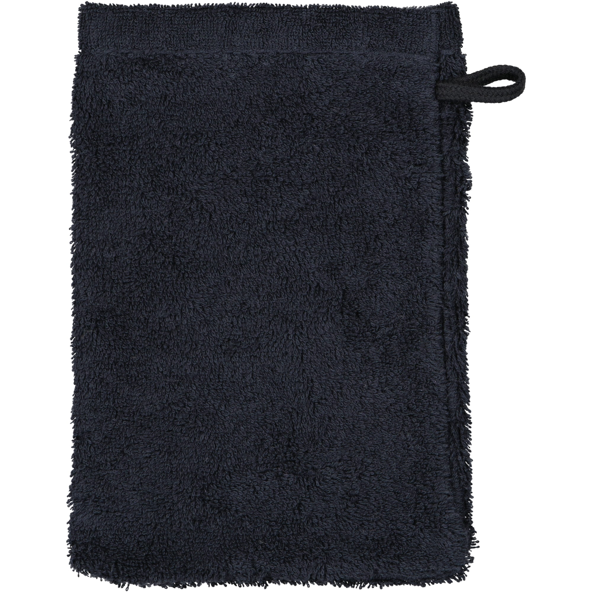 Cawö Handtücher Lifestyle Uni 7007 schwarz - 906 - Waschhandschuh 16x22 cm