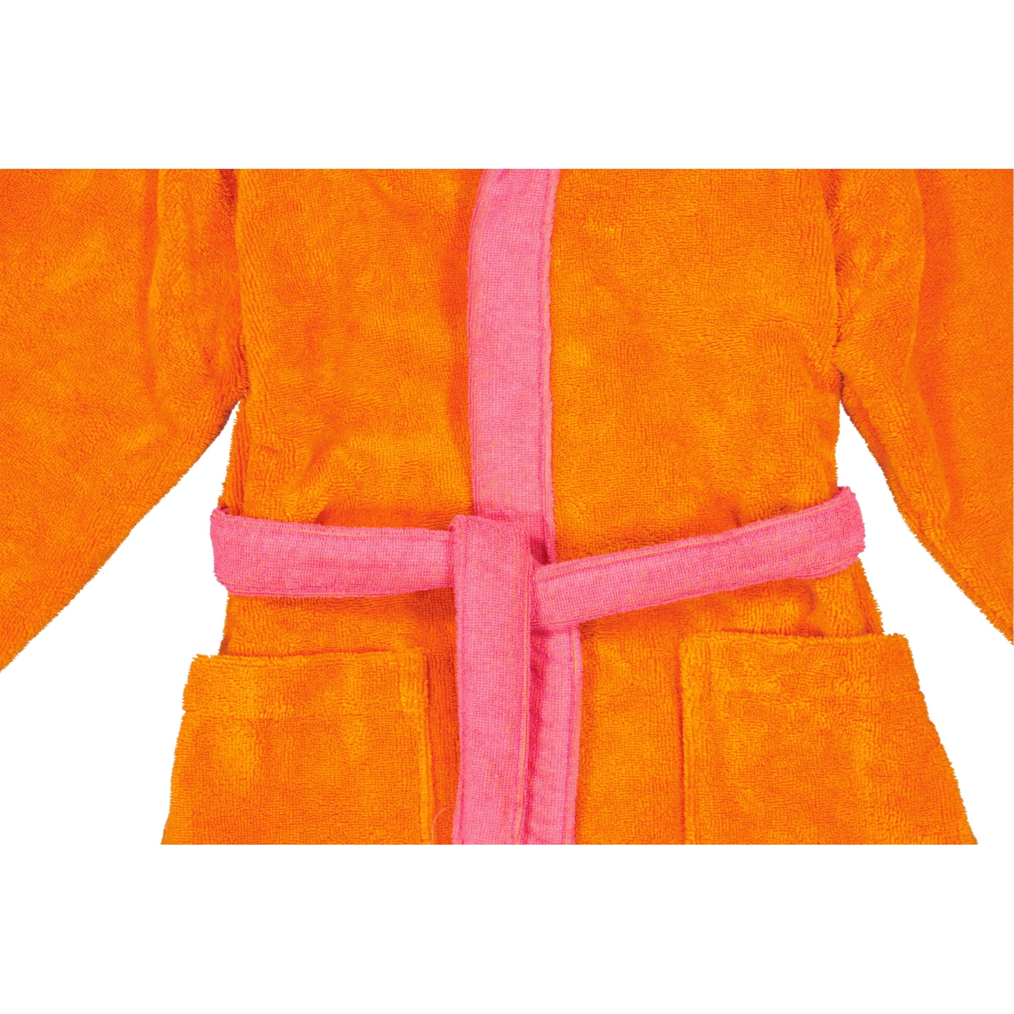 Vossen Kinderbademäntel Kinder Kapuze Bixie electric orange/prim rose - 0006 - 98/104