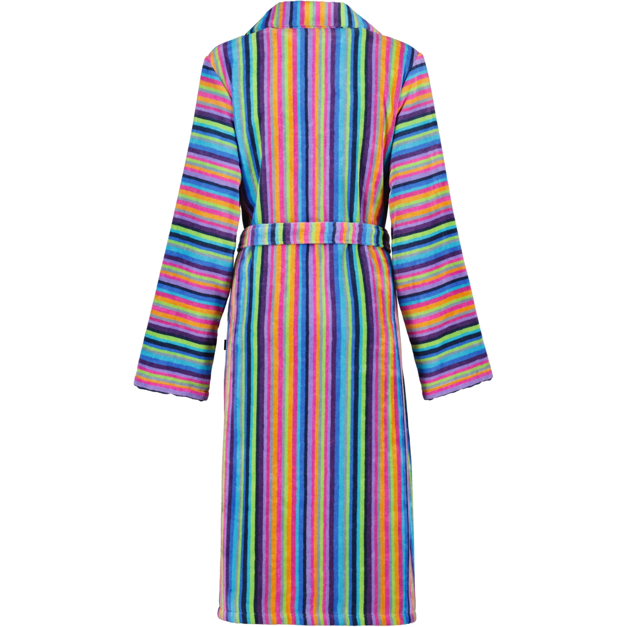Cawö - Damen Bademantel Leichtvelours - 2-Wege-Reißverschluss 1456 - Farbe: 14 - multicolor