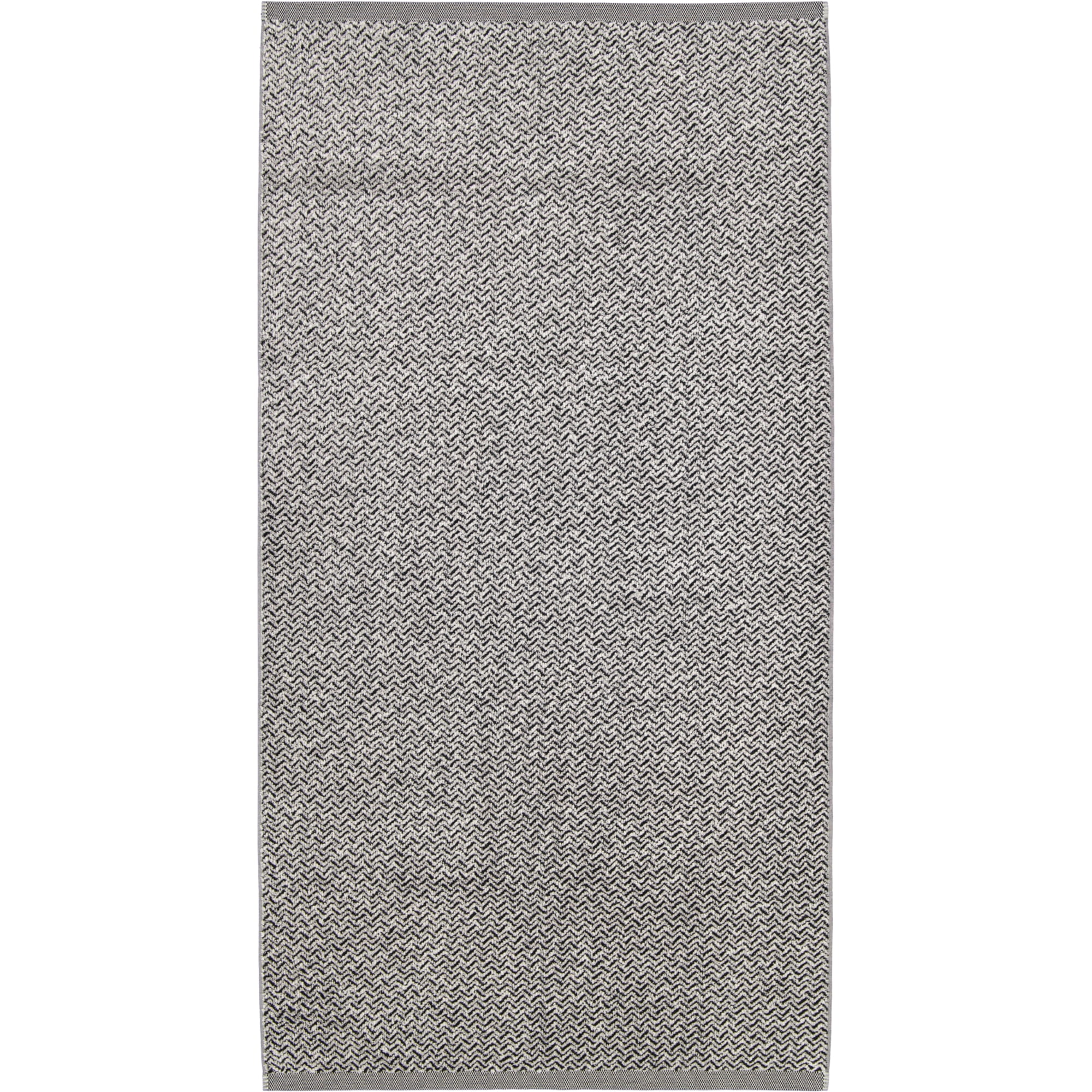 Möve - Brooklyn Fischgrat - Farbe:  nature/black - 081 (1-0567/8970) - Duschtuch 80x150 cm