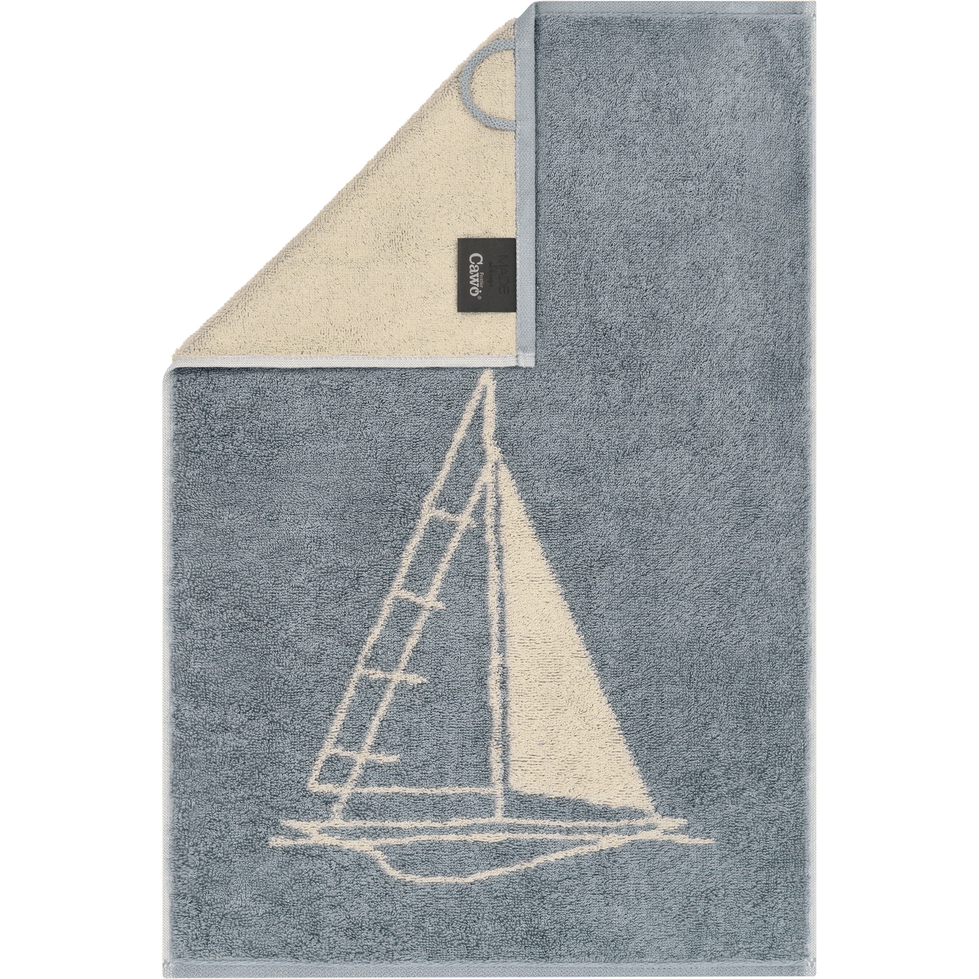 Cawö Gästetücher Postcard Towels Edition 100 Sailing boat - 19 - Gästetuch 30x50 cm