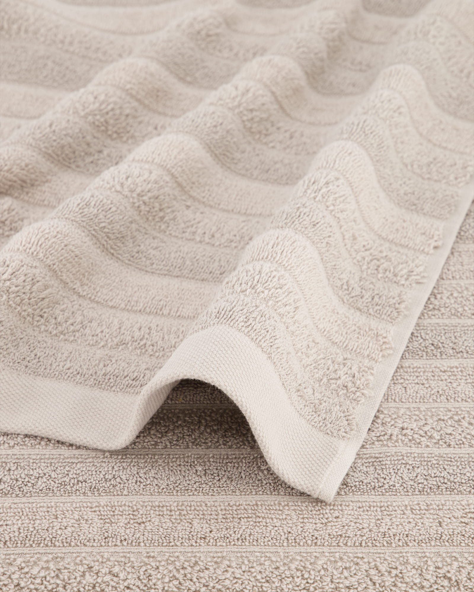 Möve Handtücher Wellbeing Wellenstruktur cashmere - 713