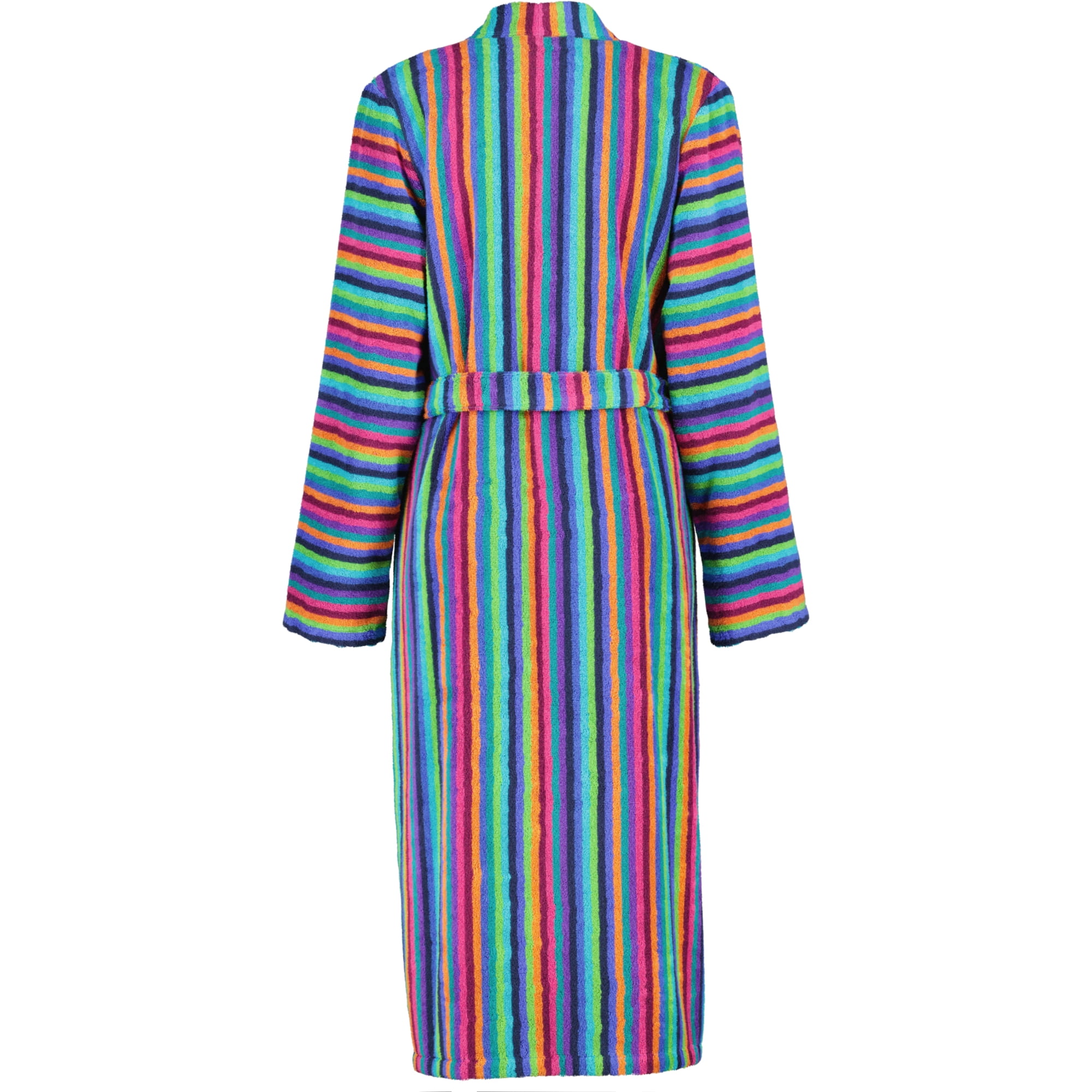 Cawö - Damen Bademantel Walkfrottier - Kimono 7048 - Farbe: 84 - multicolor