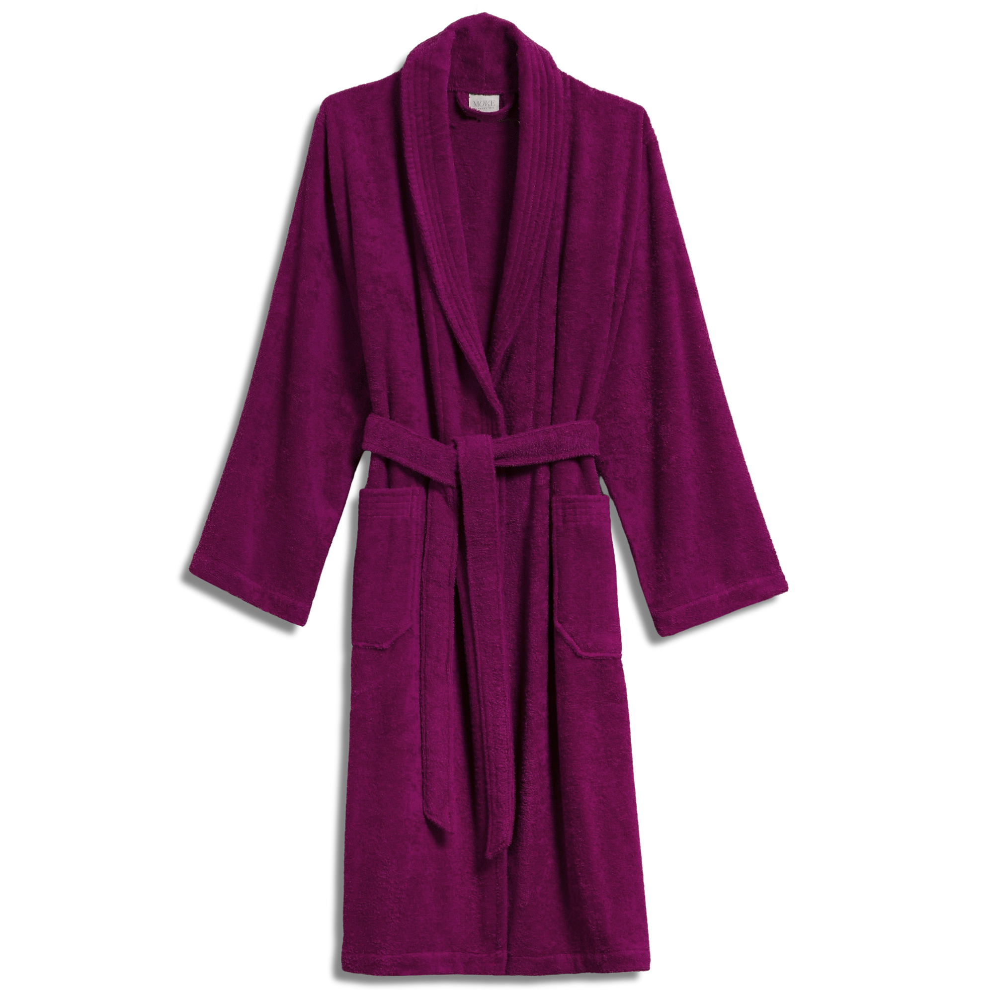 Möve Bademäntel unisex Schalkragen Basic berry - 266