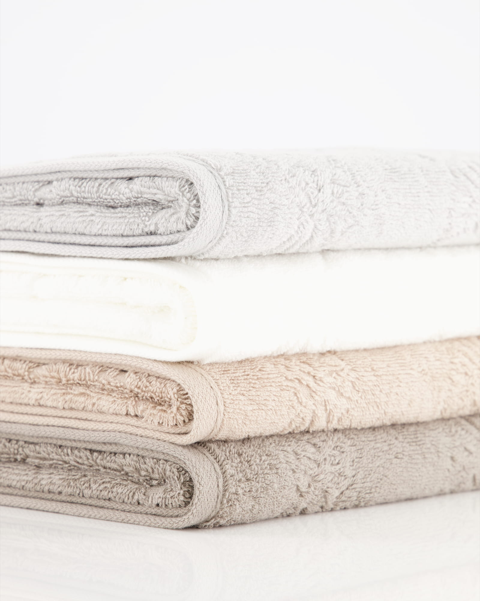 JOOP Uni Cornflower 1670 - Farbe: sand - 375 - Handtuch 50x100 cm