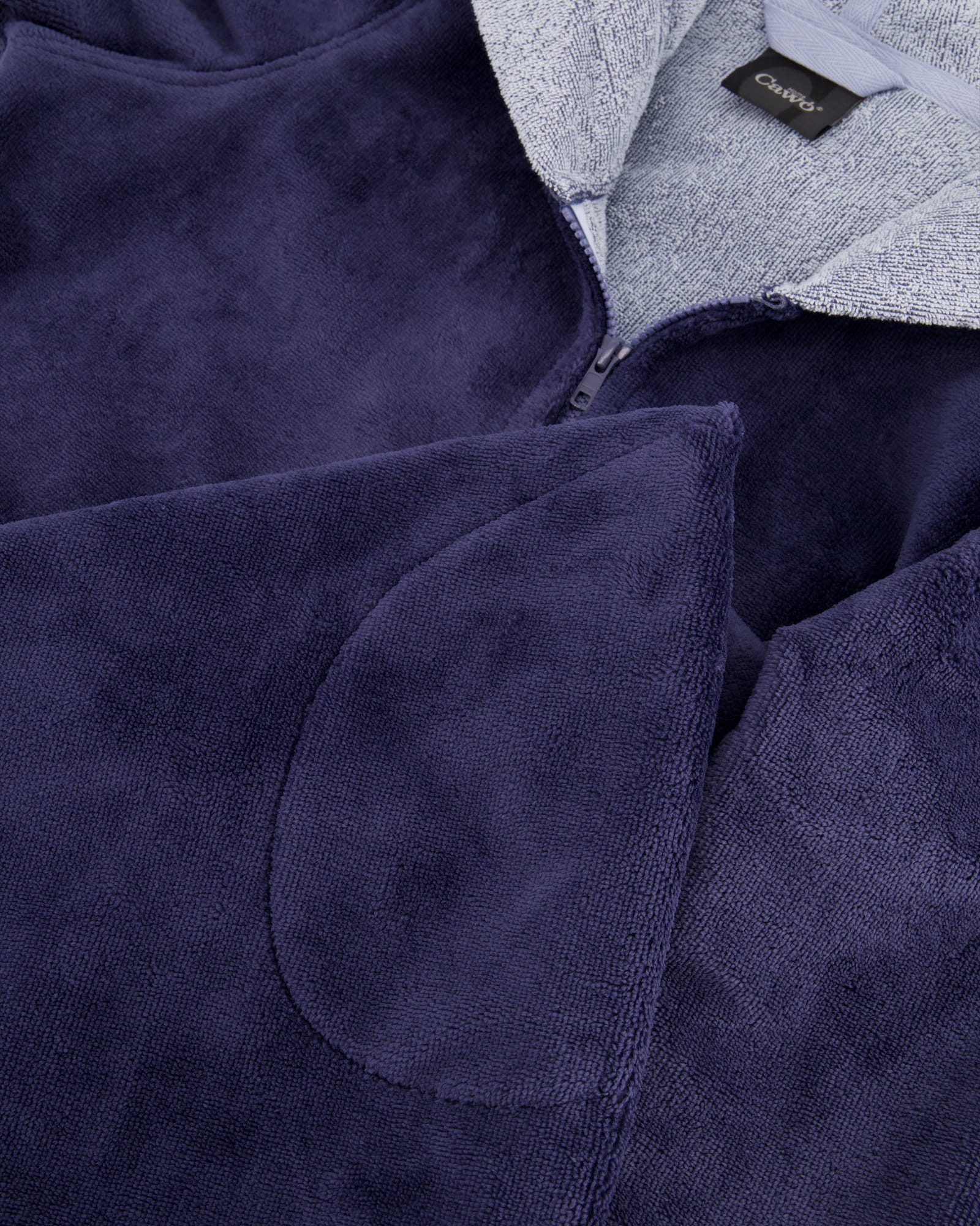 Cawö Home Bademäntel Damen Kurzmantel Kapuze 841 - Farbe: sea - 10 - S